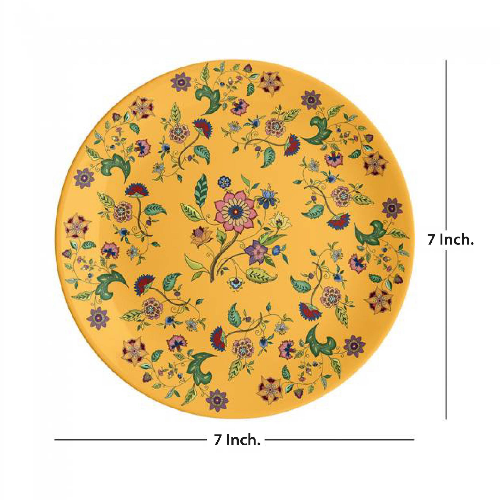Decorative Wall Plate - Floral Finesse