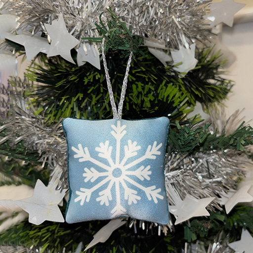 Christmas Tree Ornaments - Radiant Snowflake