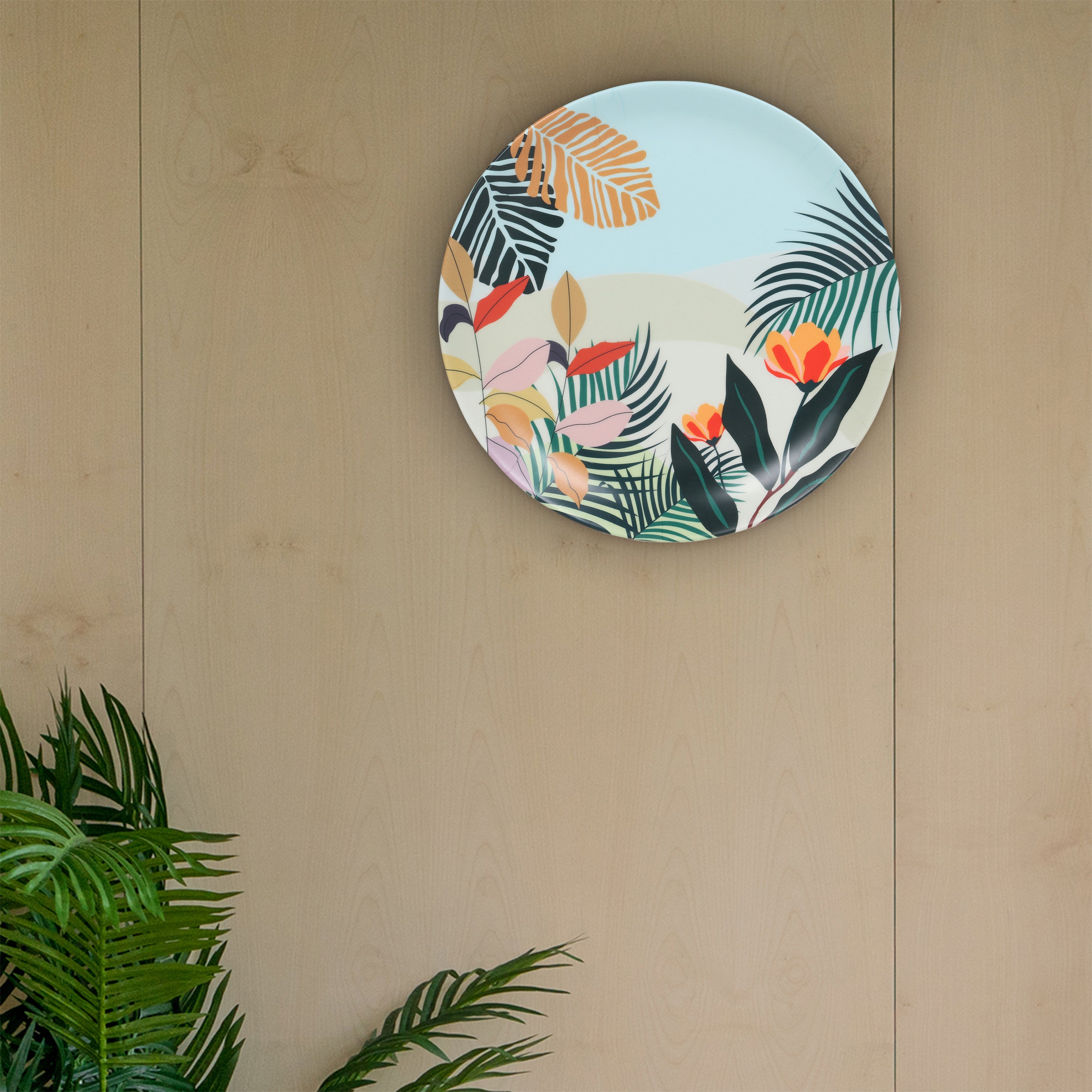 Decorative Wall Plate -  Tropical Coast
