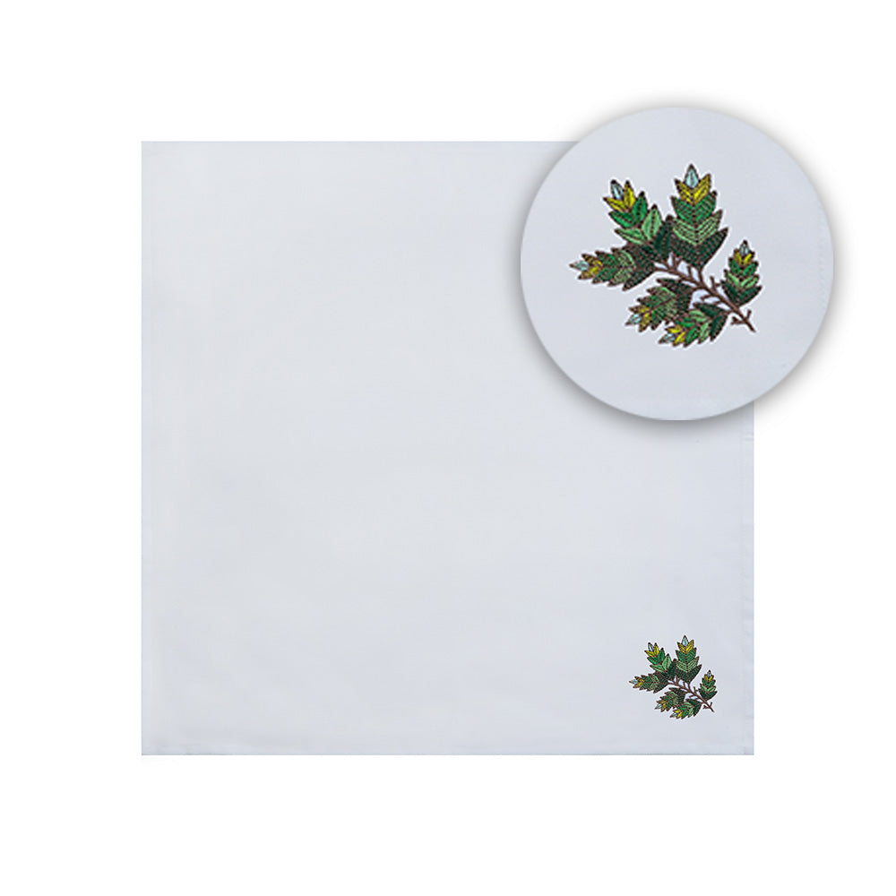 Table Napkins - Floral Green