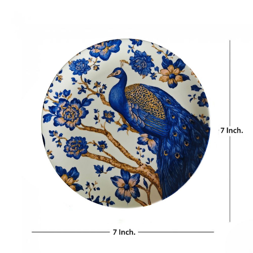 Decorative Wall Plate - Royal Plumage Paradise