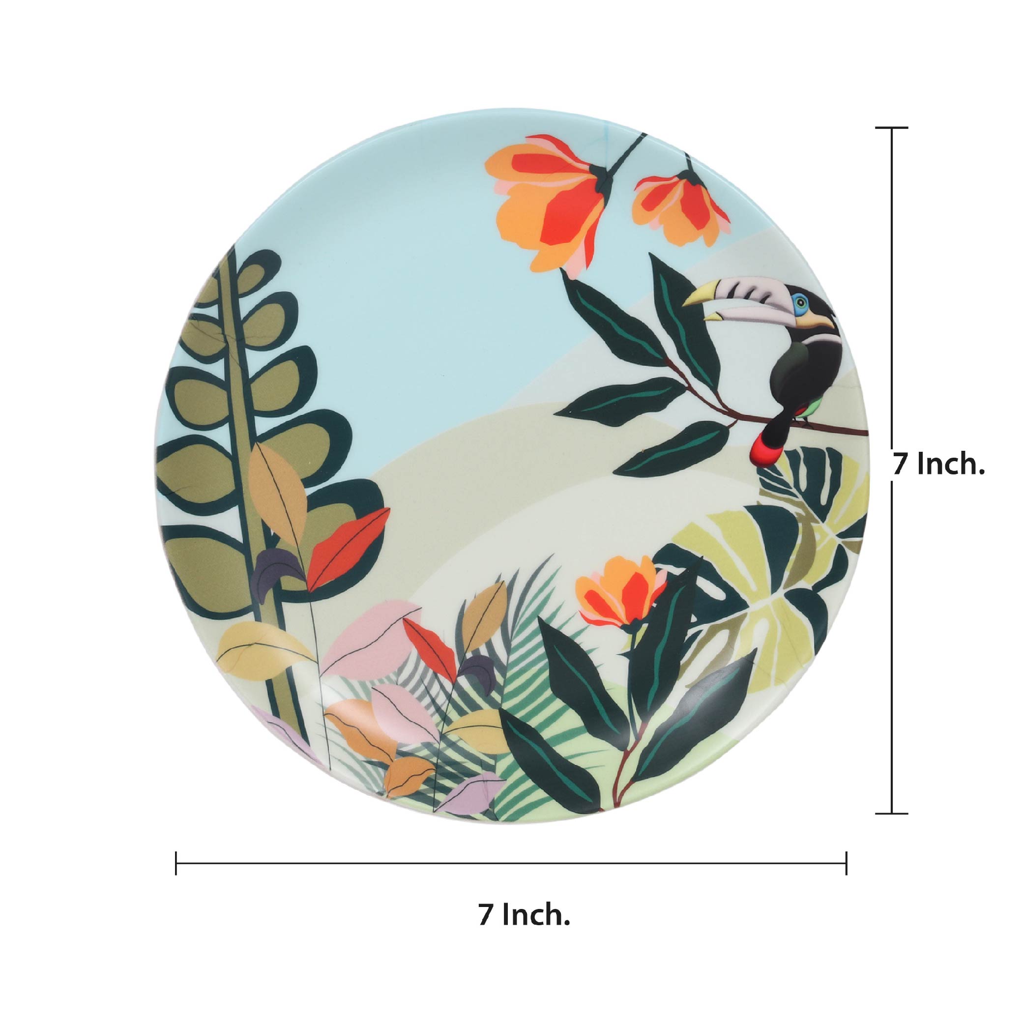 Decorative Wall Plate -Tropical Island