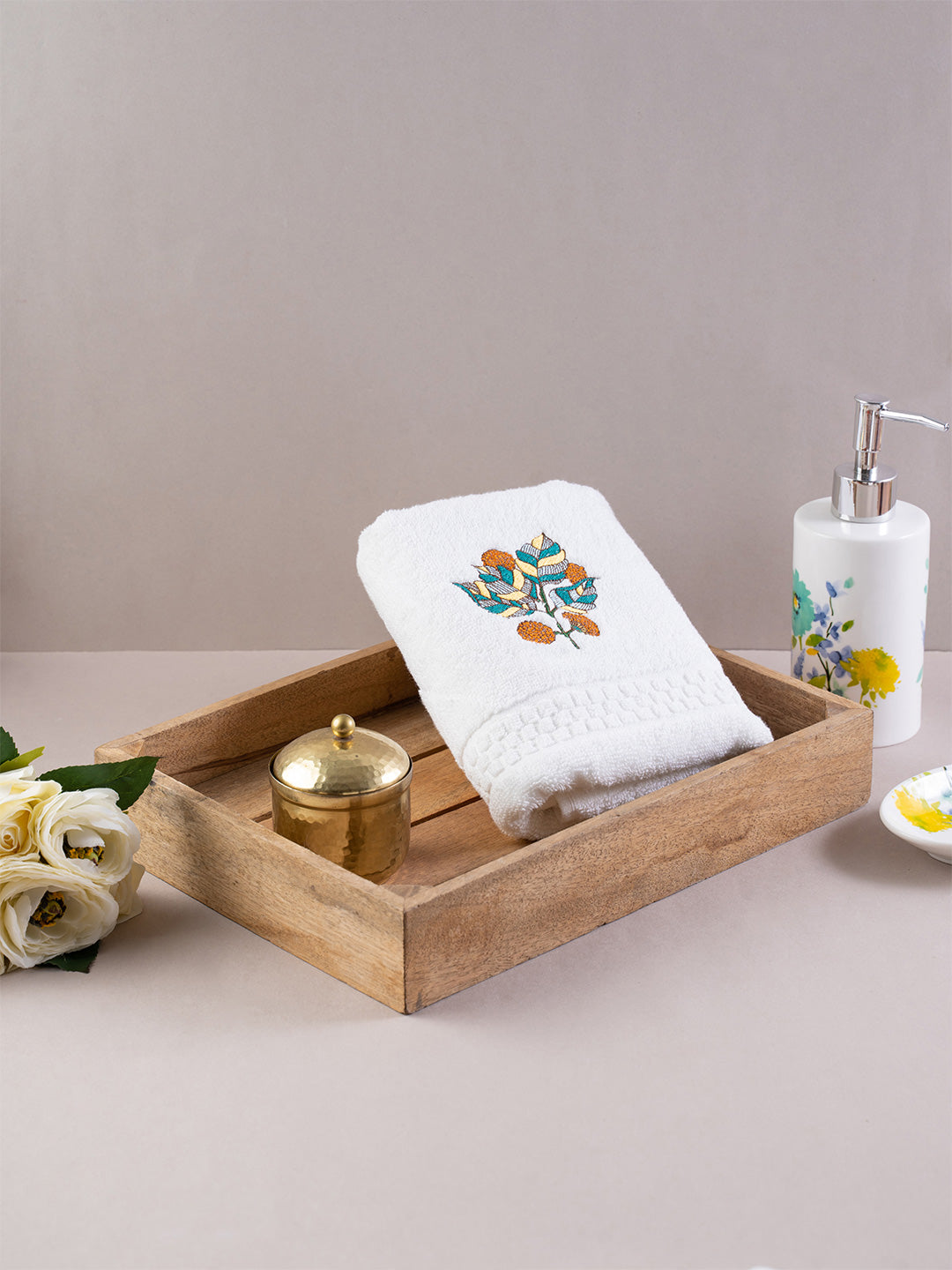 Hand Towels - Floral Marigold