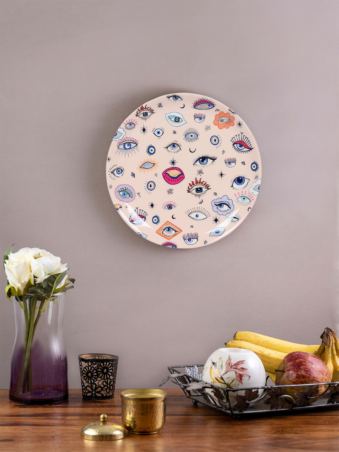 Decorative Wall Plates - Aurora Evil Eye
