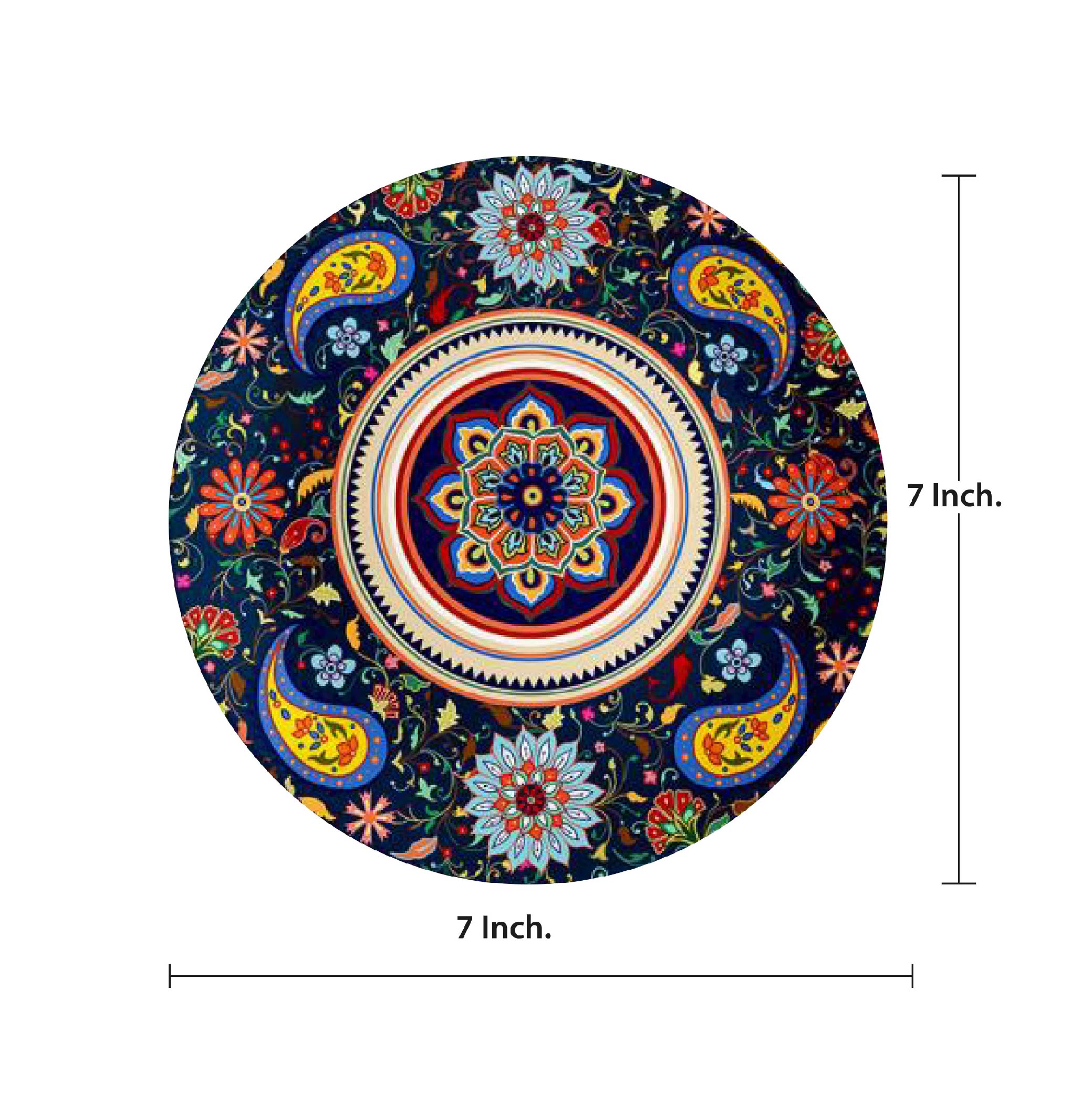 Decorative Wall Plate - Paisley Universe