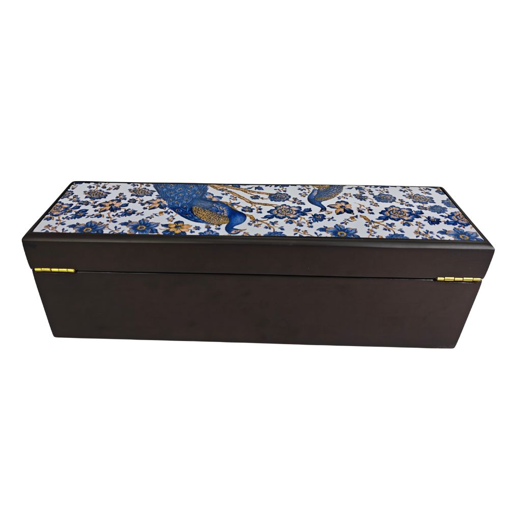 Long Tea Chest - Royal Plumage Paradise
