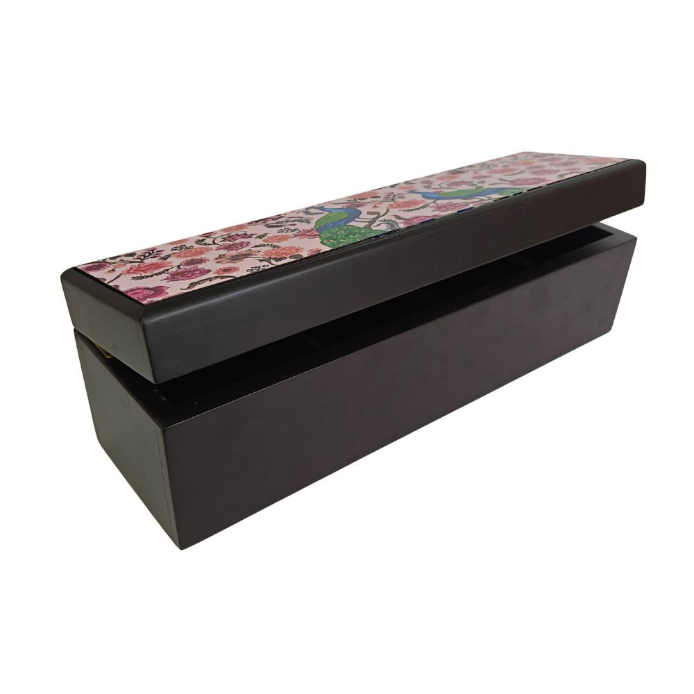 Long Tea Chest - Garden Jewel Peacock