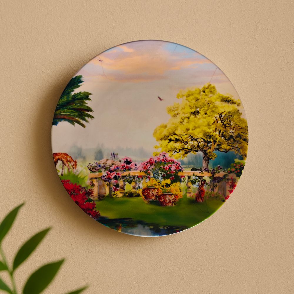 Decorative Wall Plate - The Secret Meadow