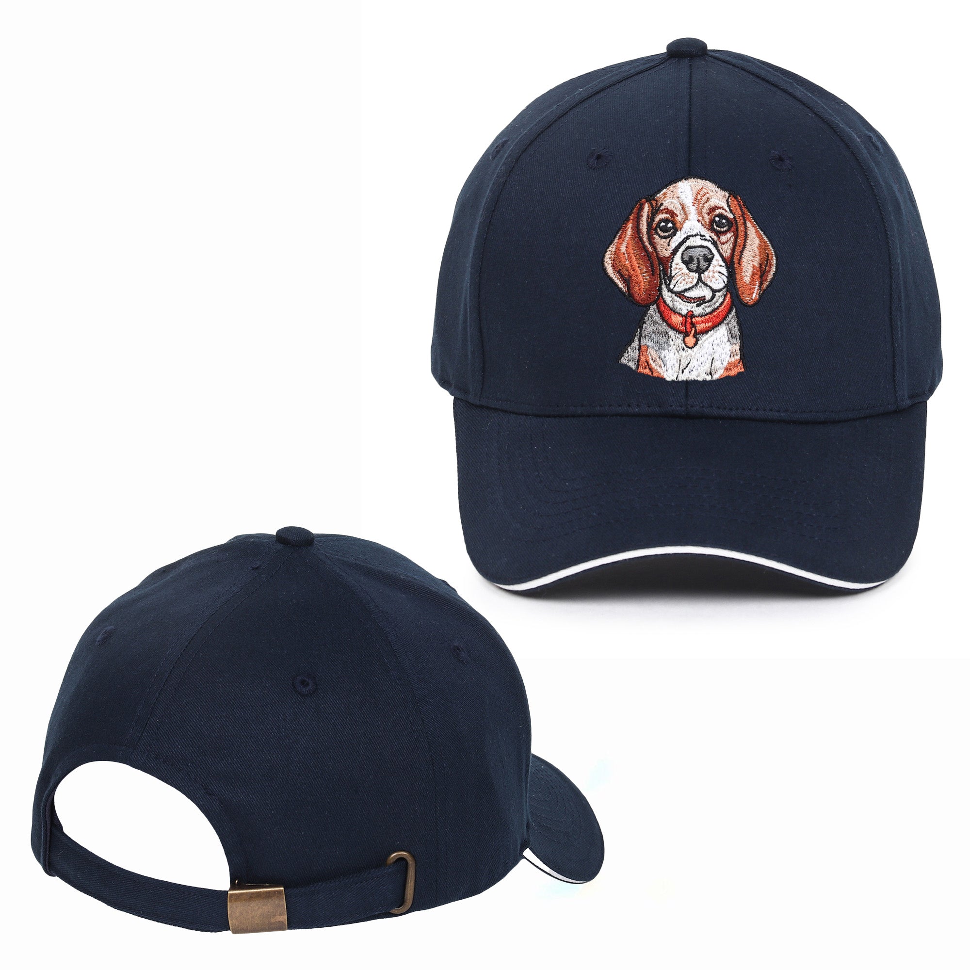 Hound Dog Embroidered Baseball Caps