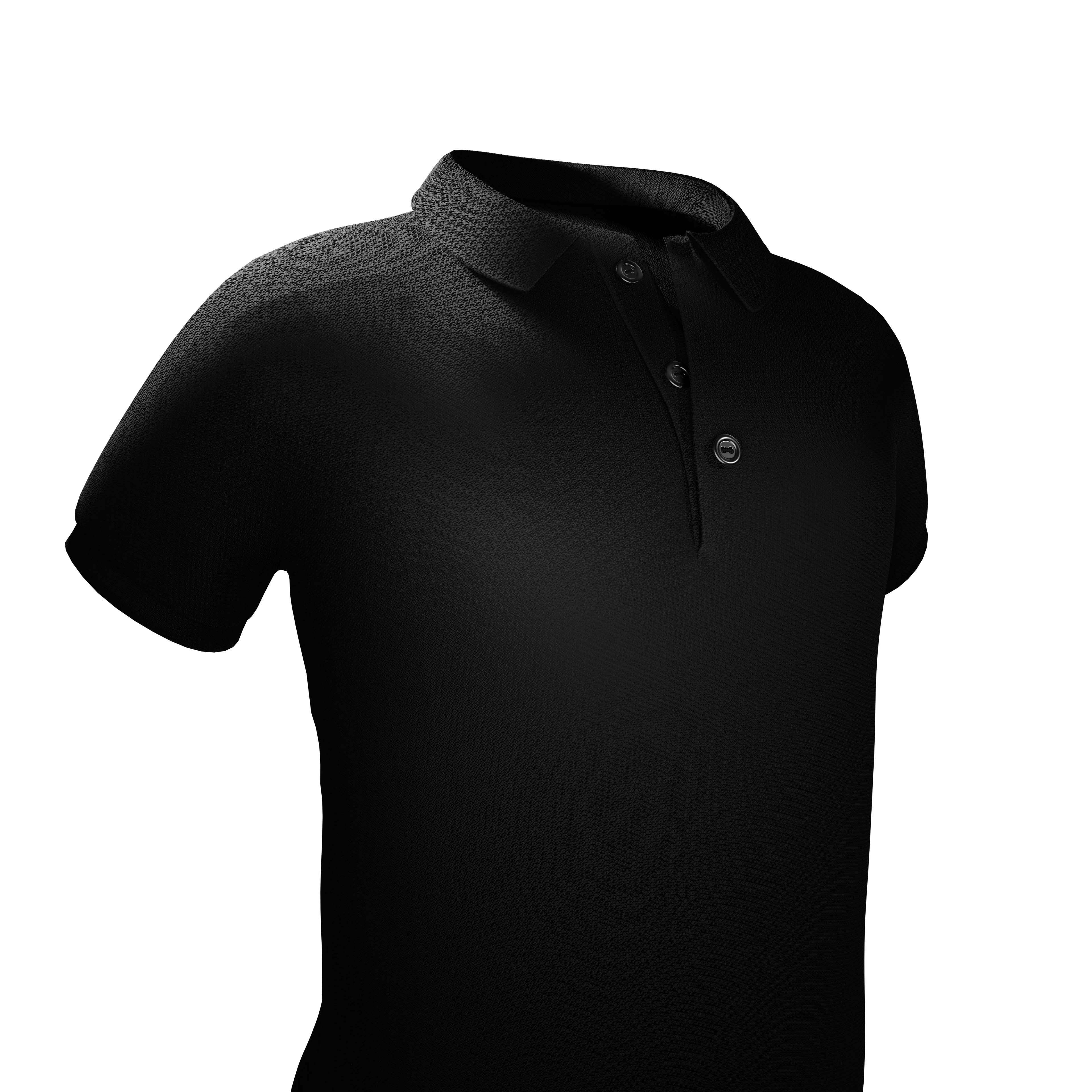 Polo T-Shirt - Midnight Black