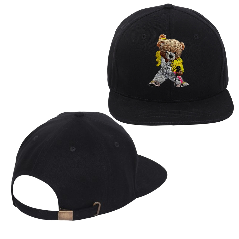 Mic Drop Embroidered Hip Hop Caps