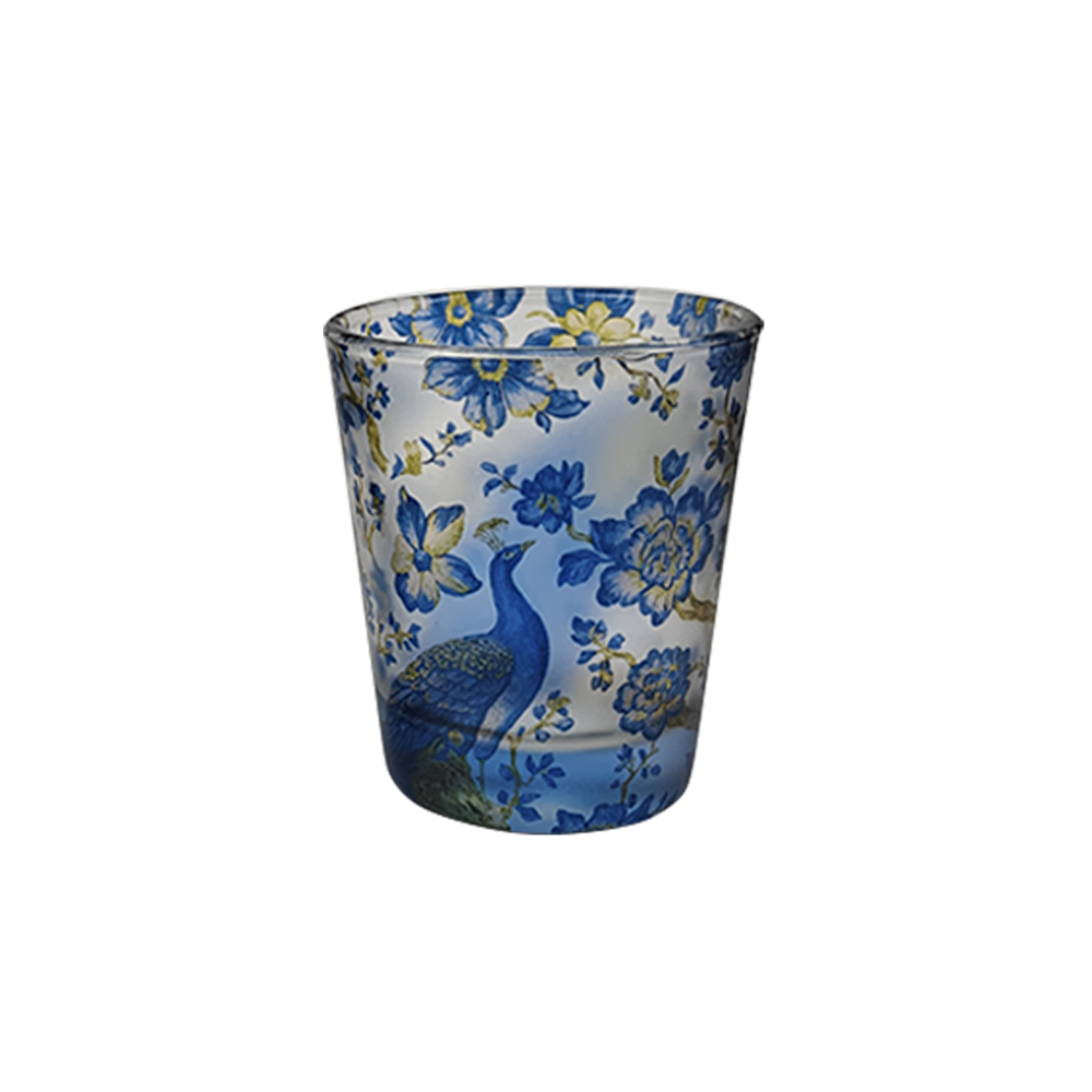 Glass Shot Glasses - Royal Plumage Paradise