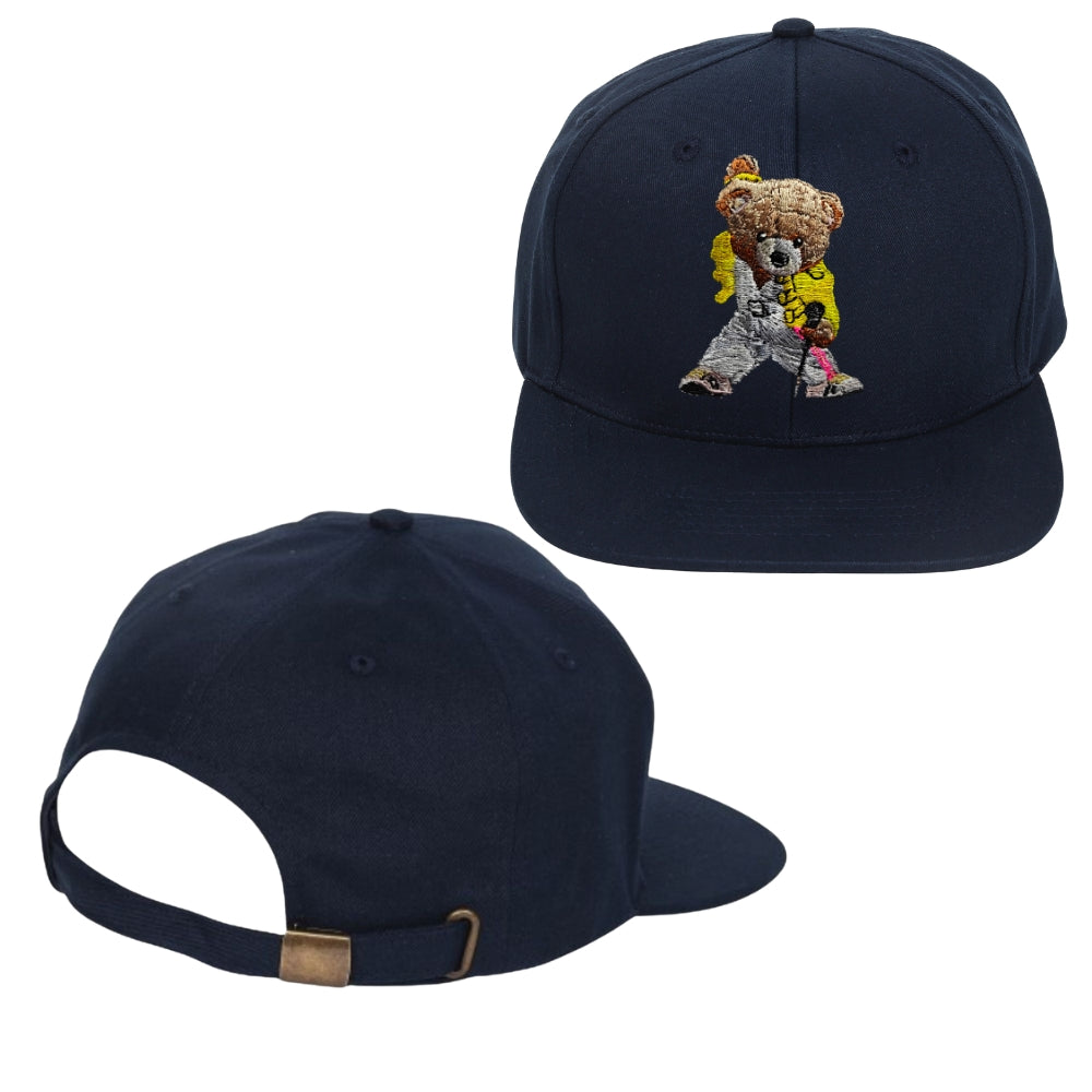 Mic Drop Embroidered Hip Hop Caps