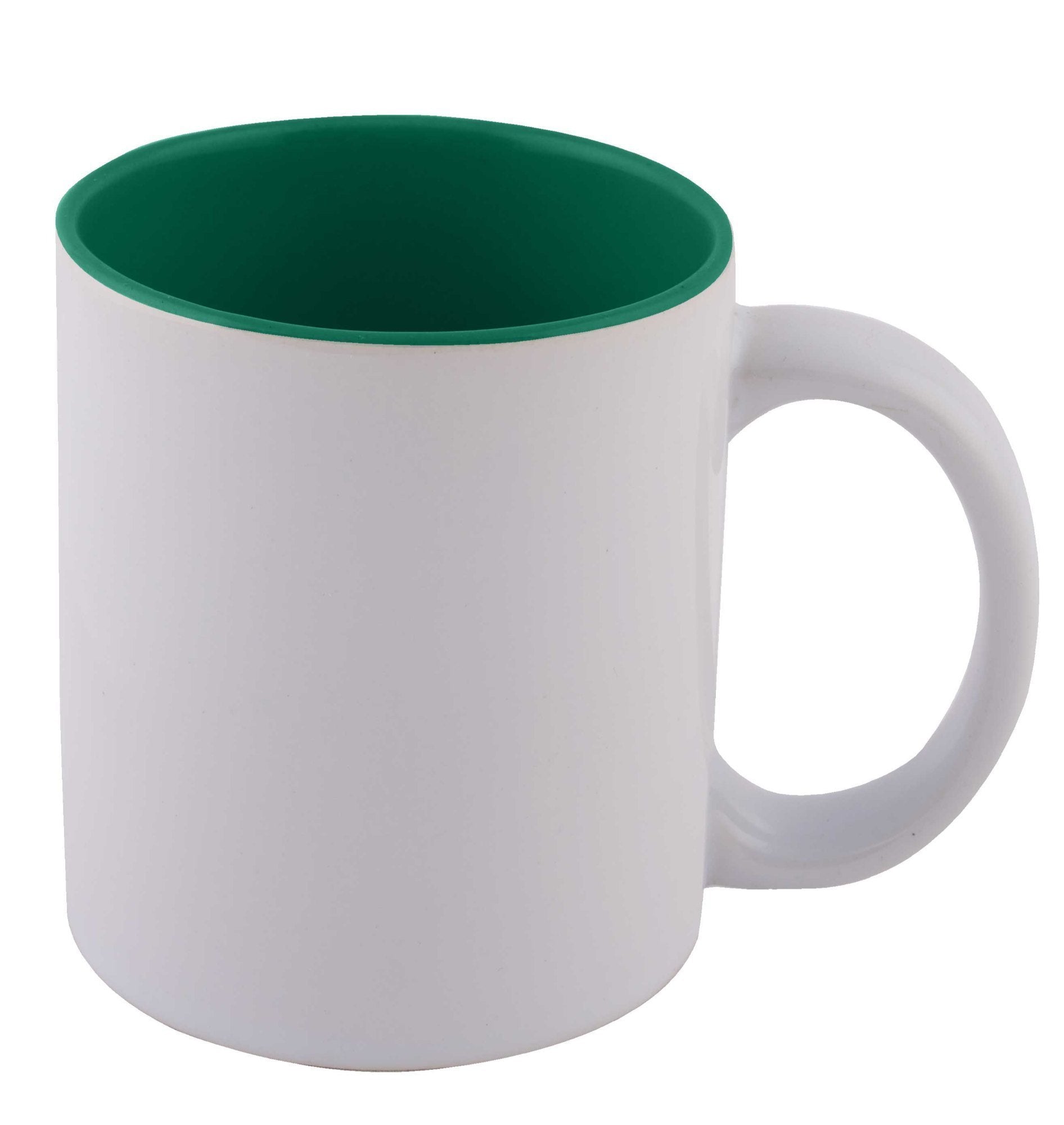 Mug with Dark Green Interior