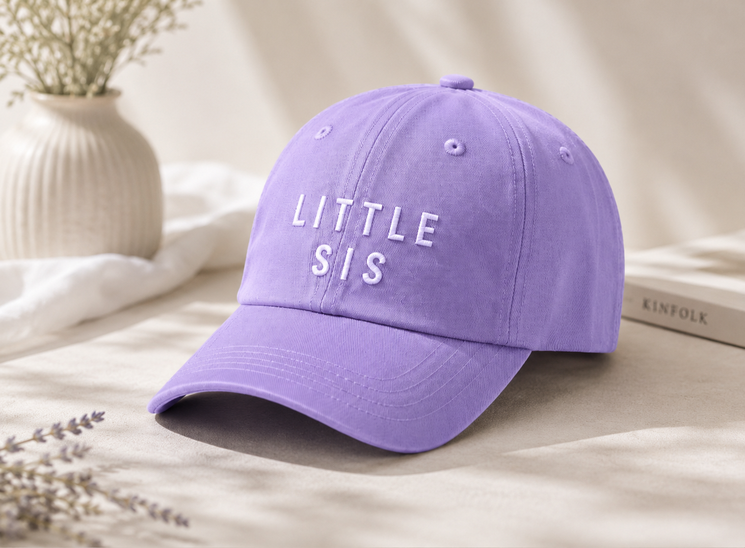 Cap Little SIS Lavender Color Baseball Cap