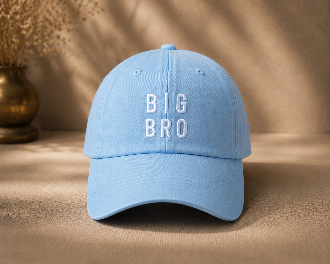 Cap Big Bro Light Blue Color Baseball Cap