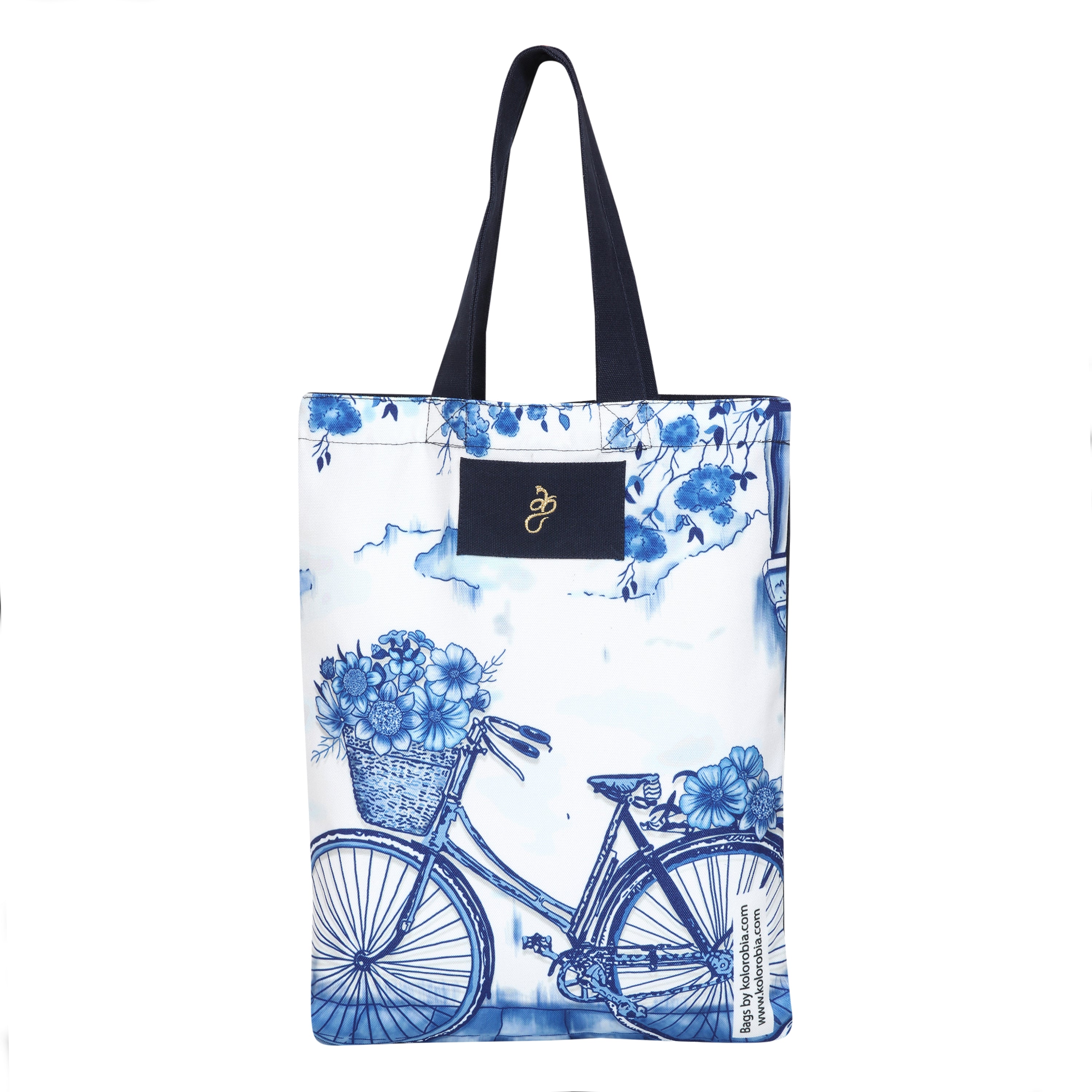 Cycle Blue Pottery Jhola shopper bag