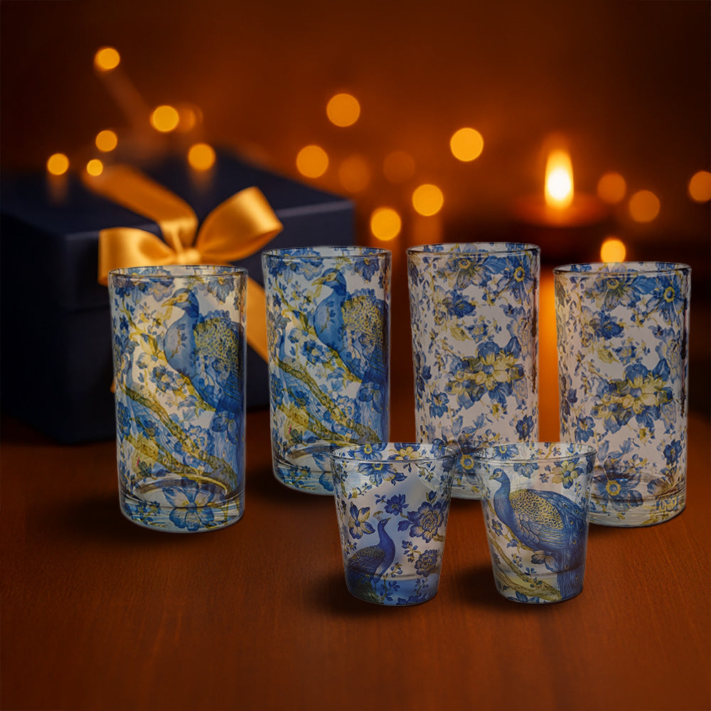 Glass Tumblers X Glass Shot Glasses