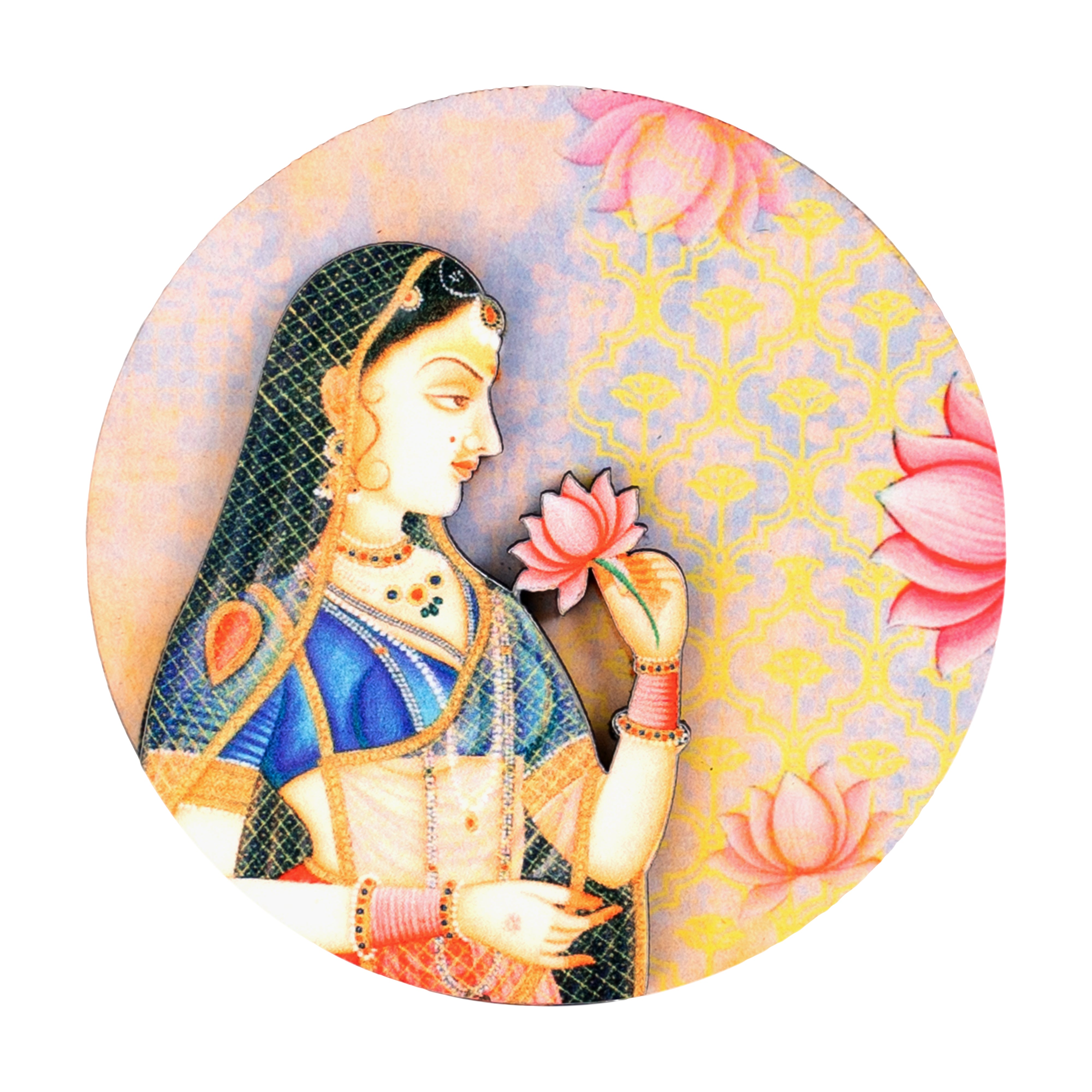 Fridge Magnets - 2D  Mughal Queen Mumtaz