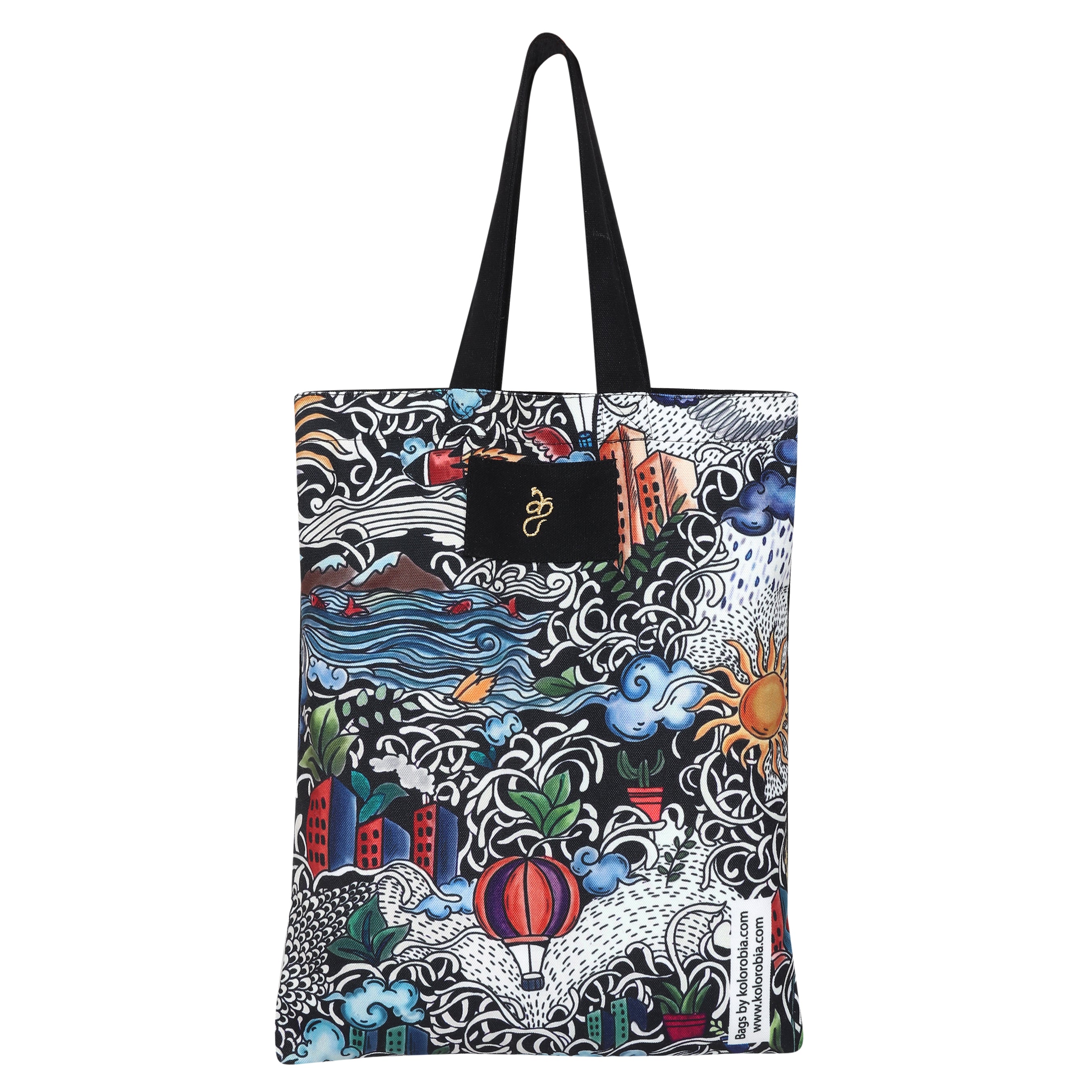 Doodle Jhola Shopper Bags