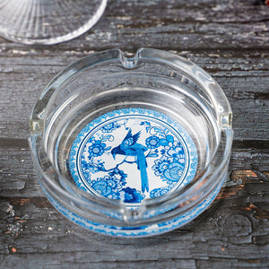 Ashtray - Blue Pottery Bird