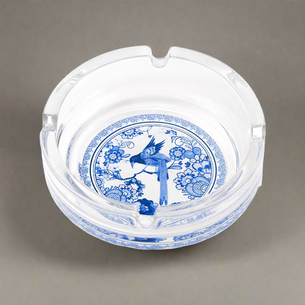 Ashtray - Blue Pottery Bird