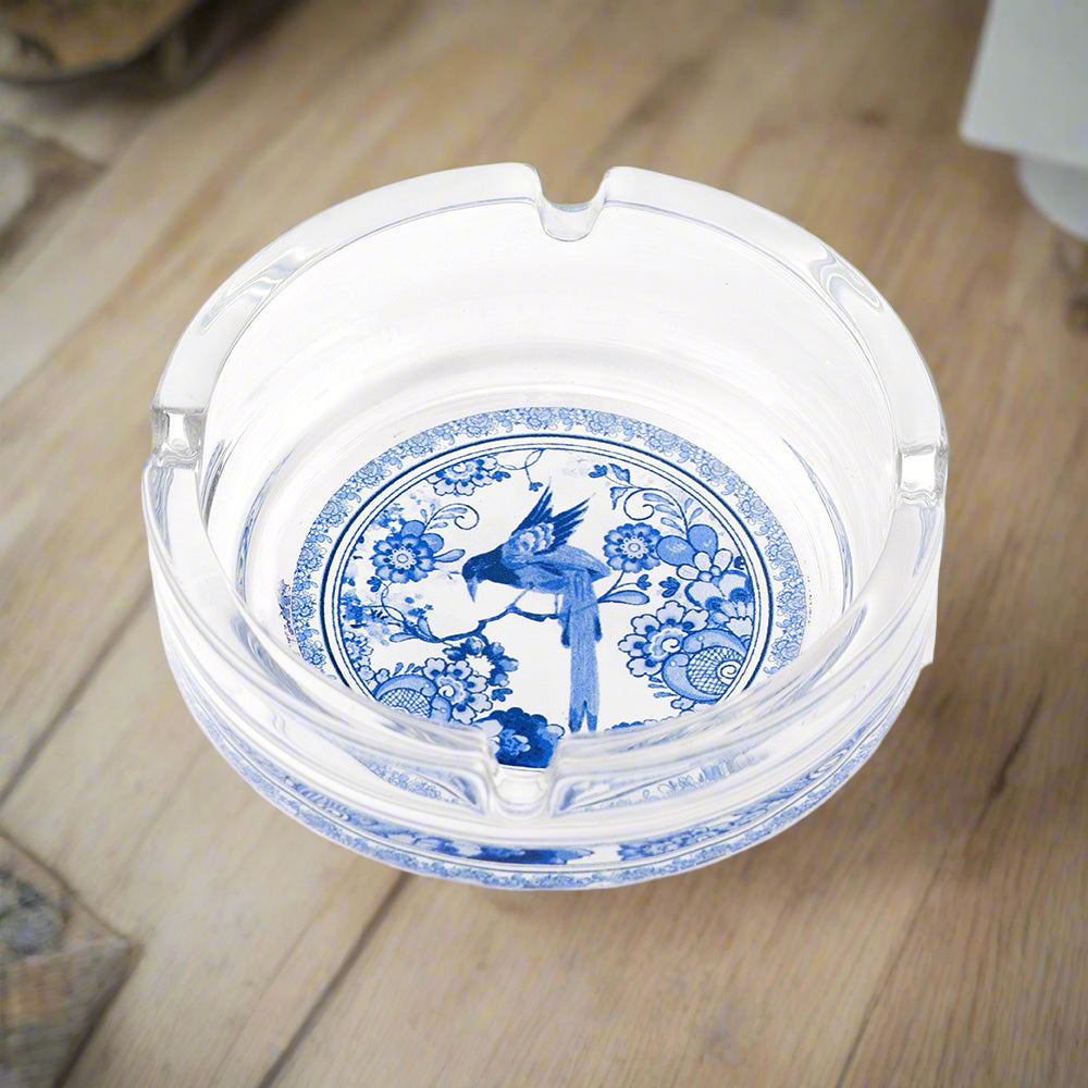 Ashtray - Blue Pottery Bird