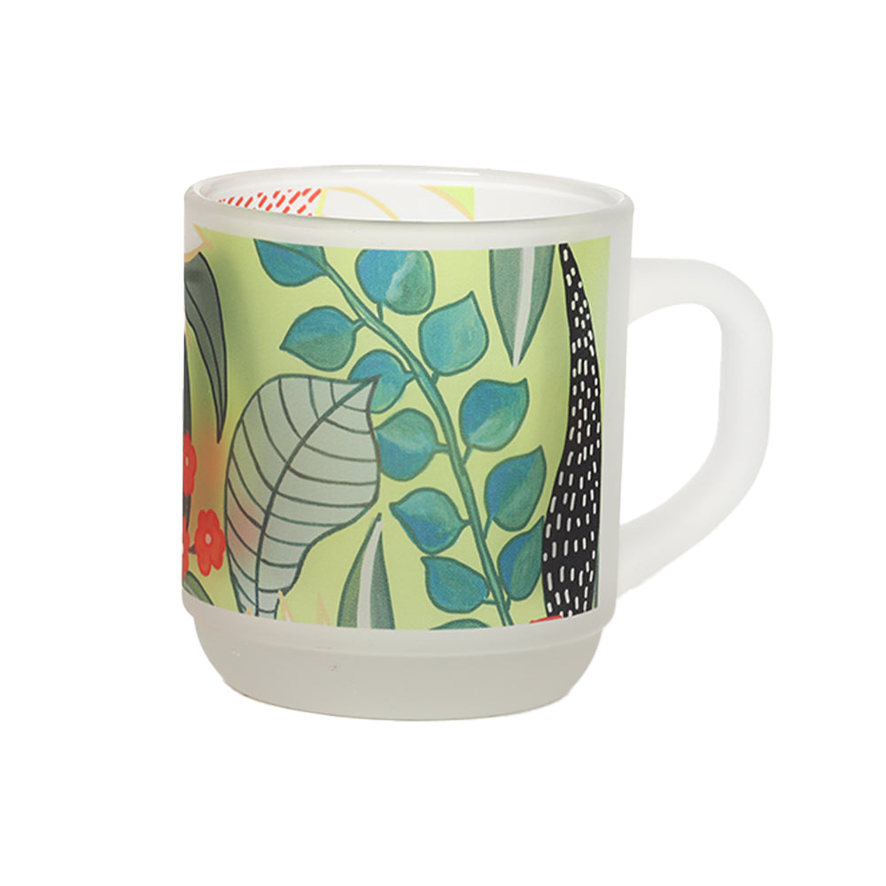 Glass Mugs - Floral