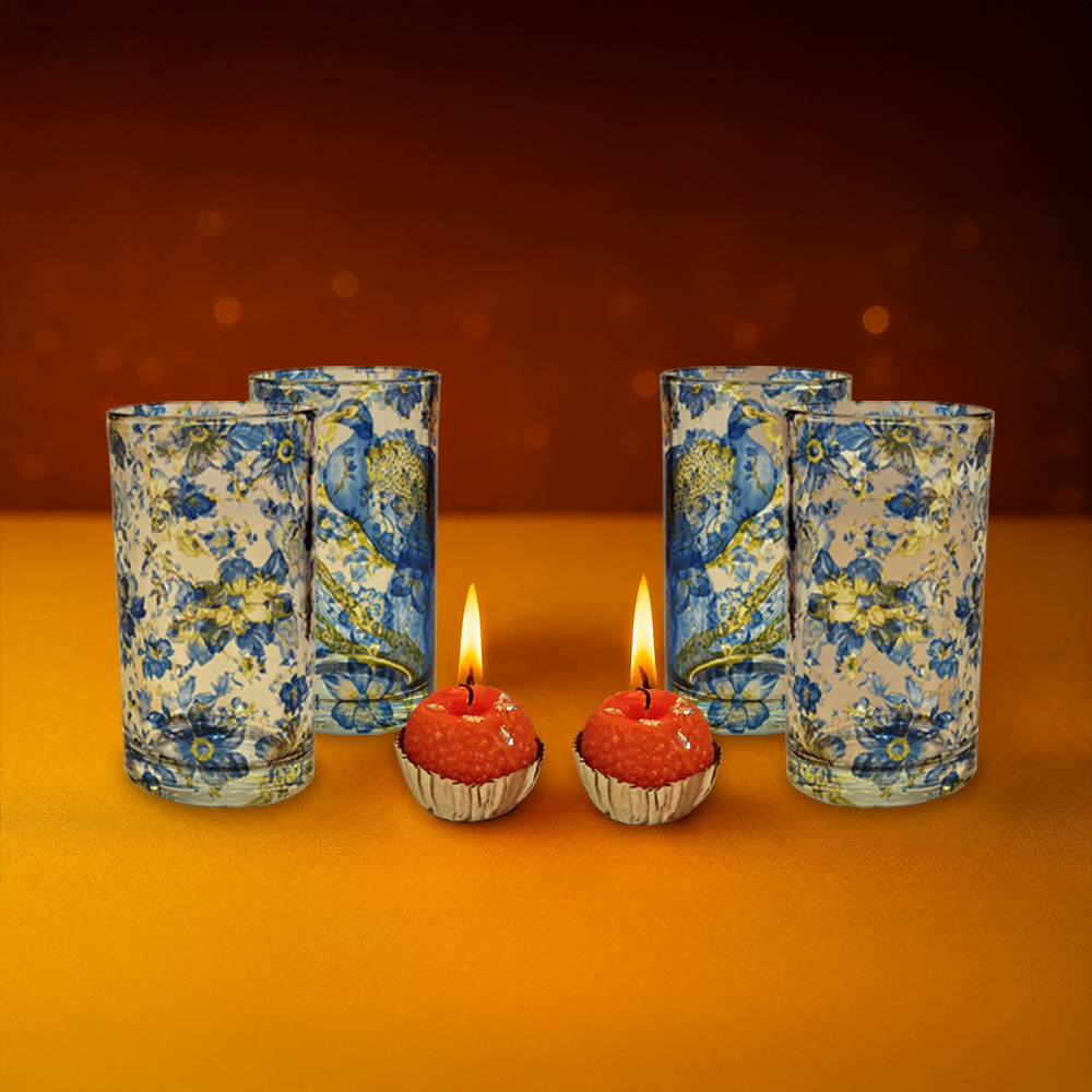 Glass Tumblers X Laddoo Candles
