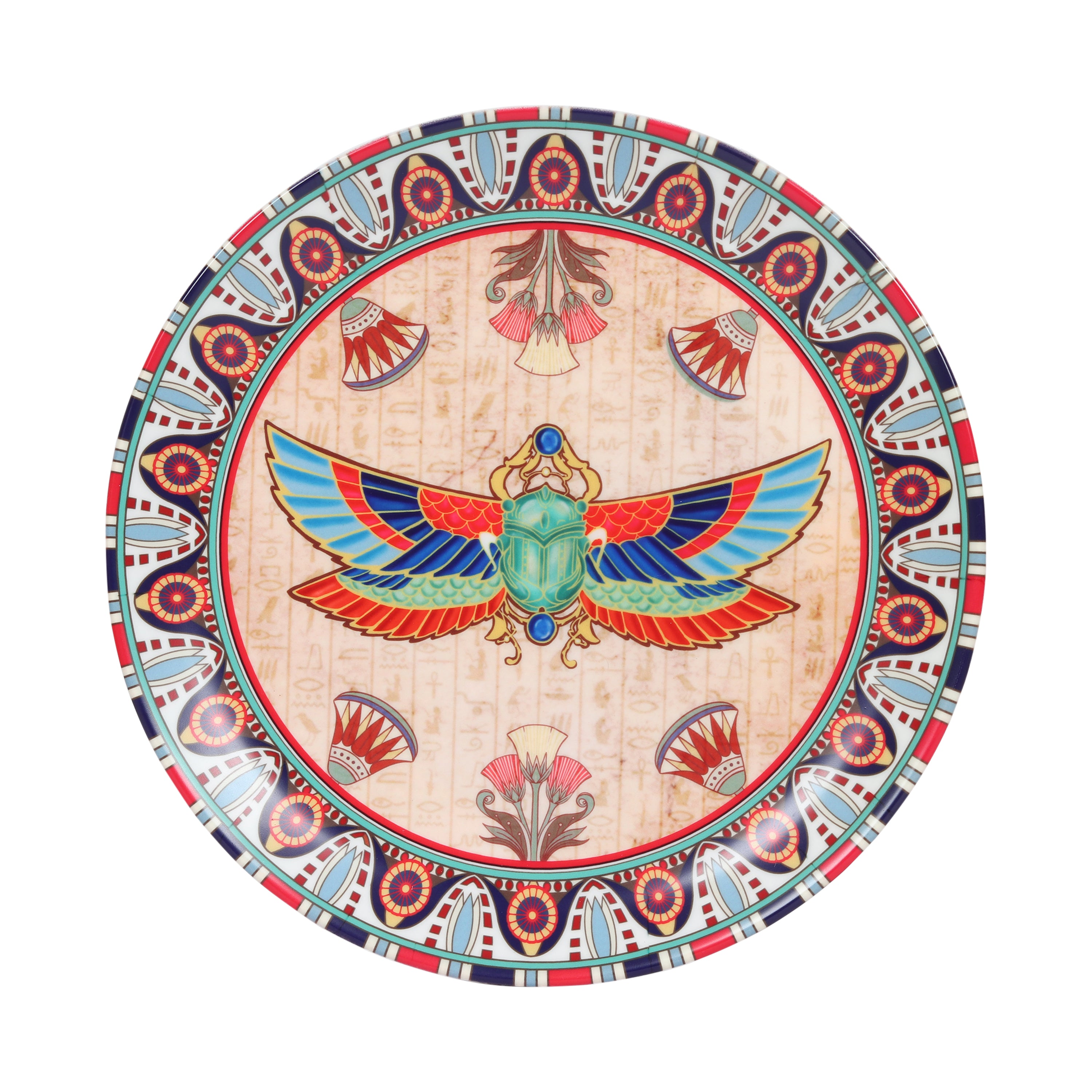 Decorative Wall Plate - The Scarab Beetle Egyptian