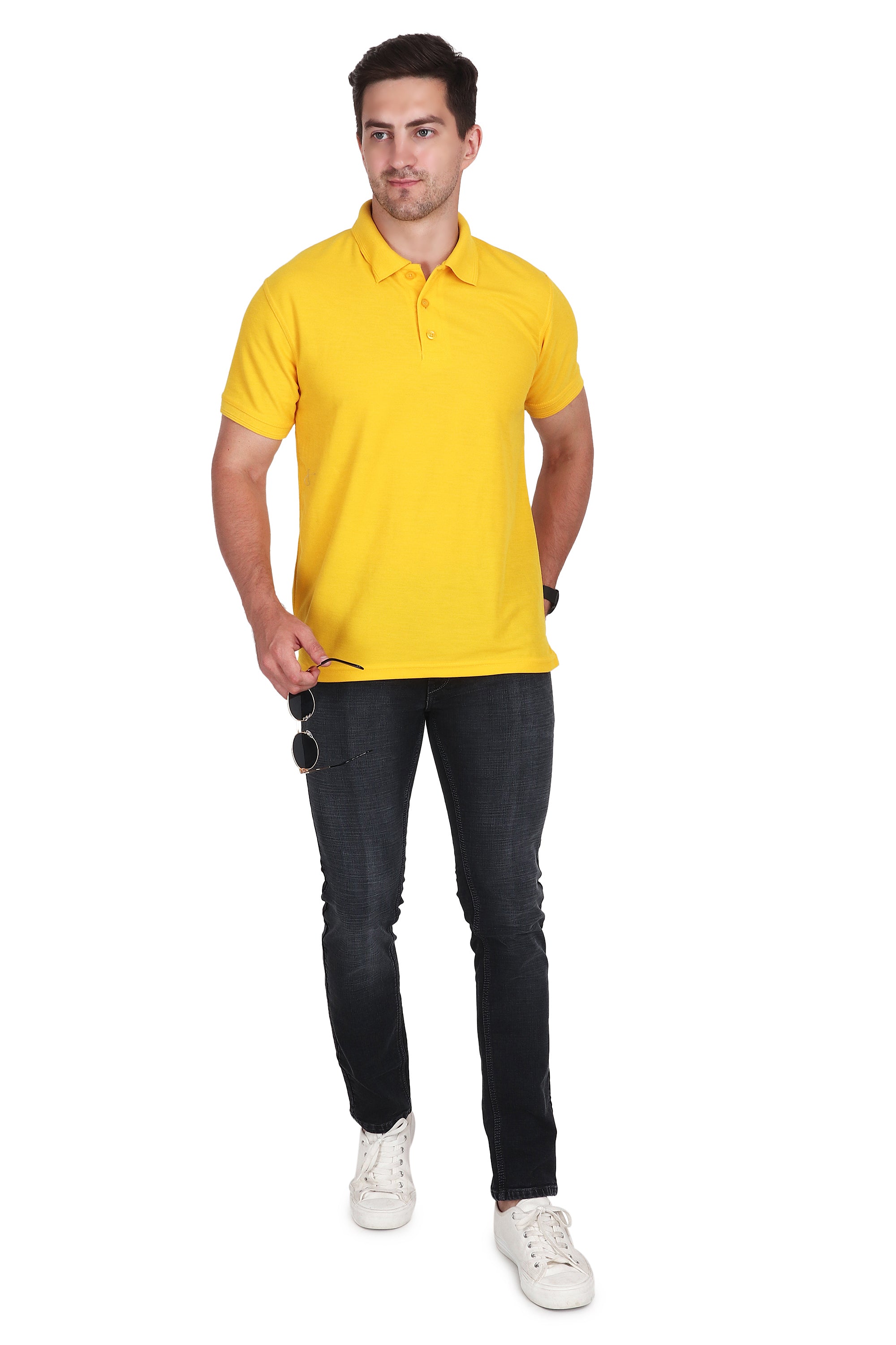 Polo T-Shirt - Golden Yellow