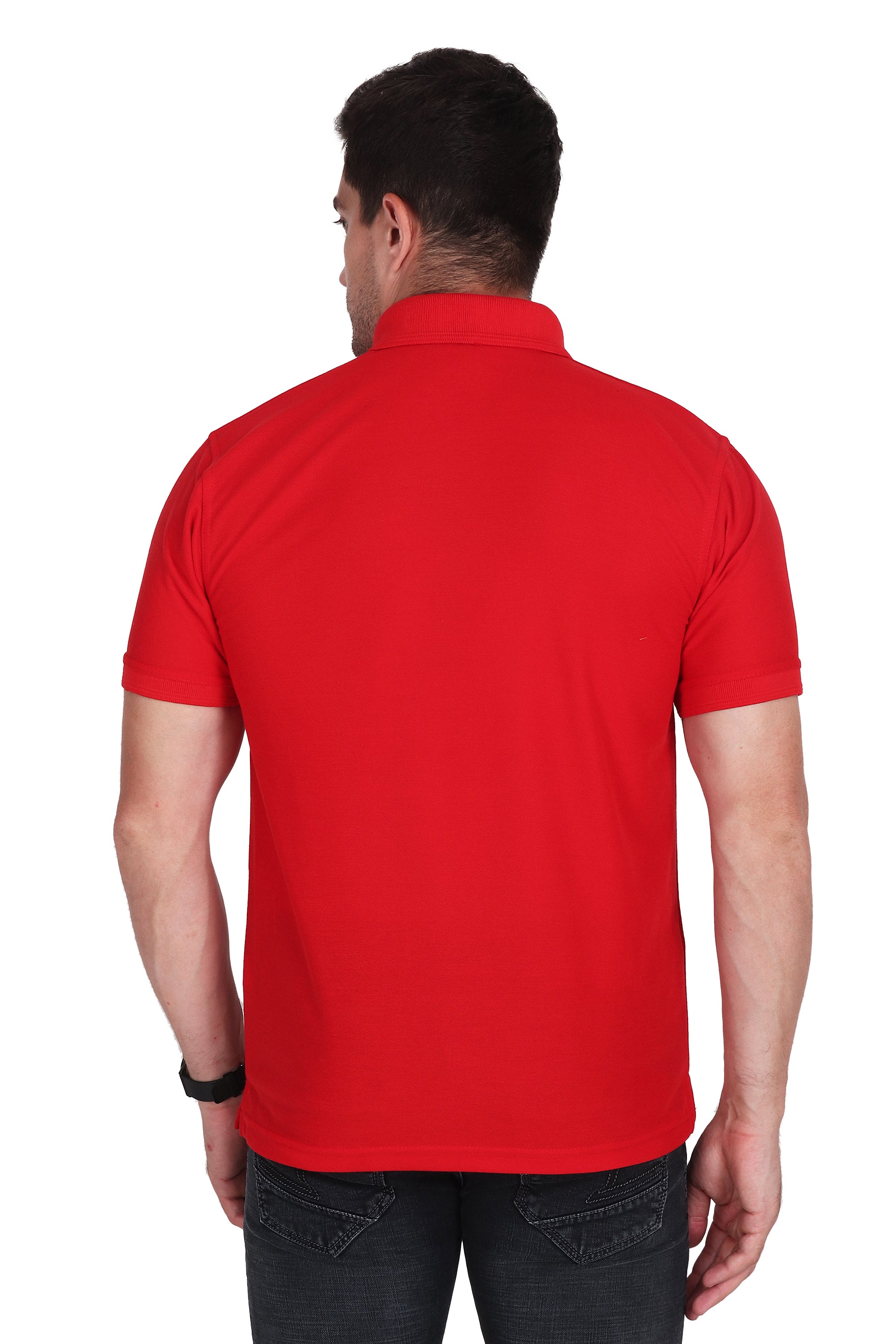 Polo T-Shirt - Scarlet Red