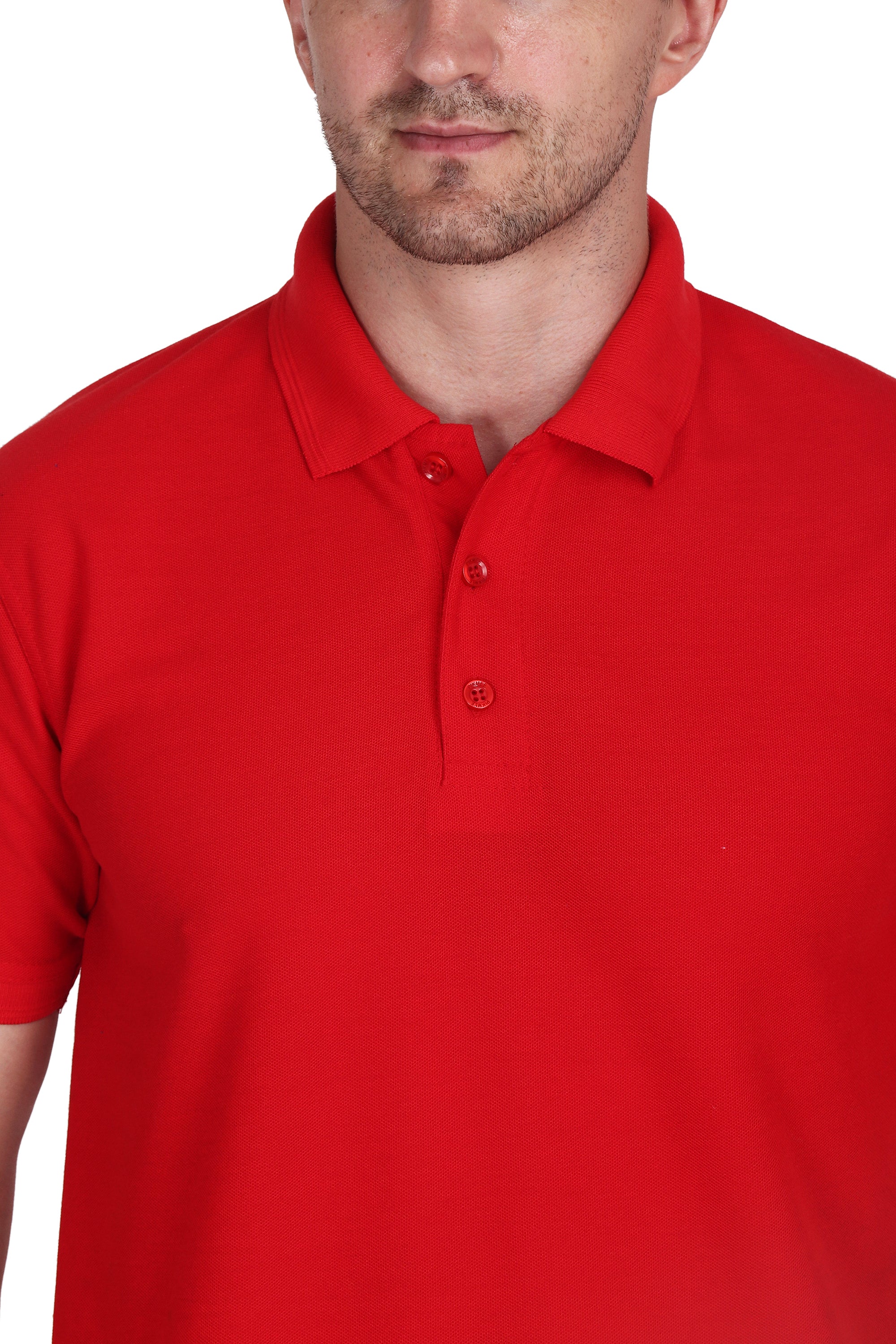 Polo T-Shirt - Scarlet Red