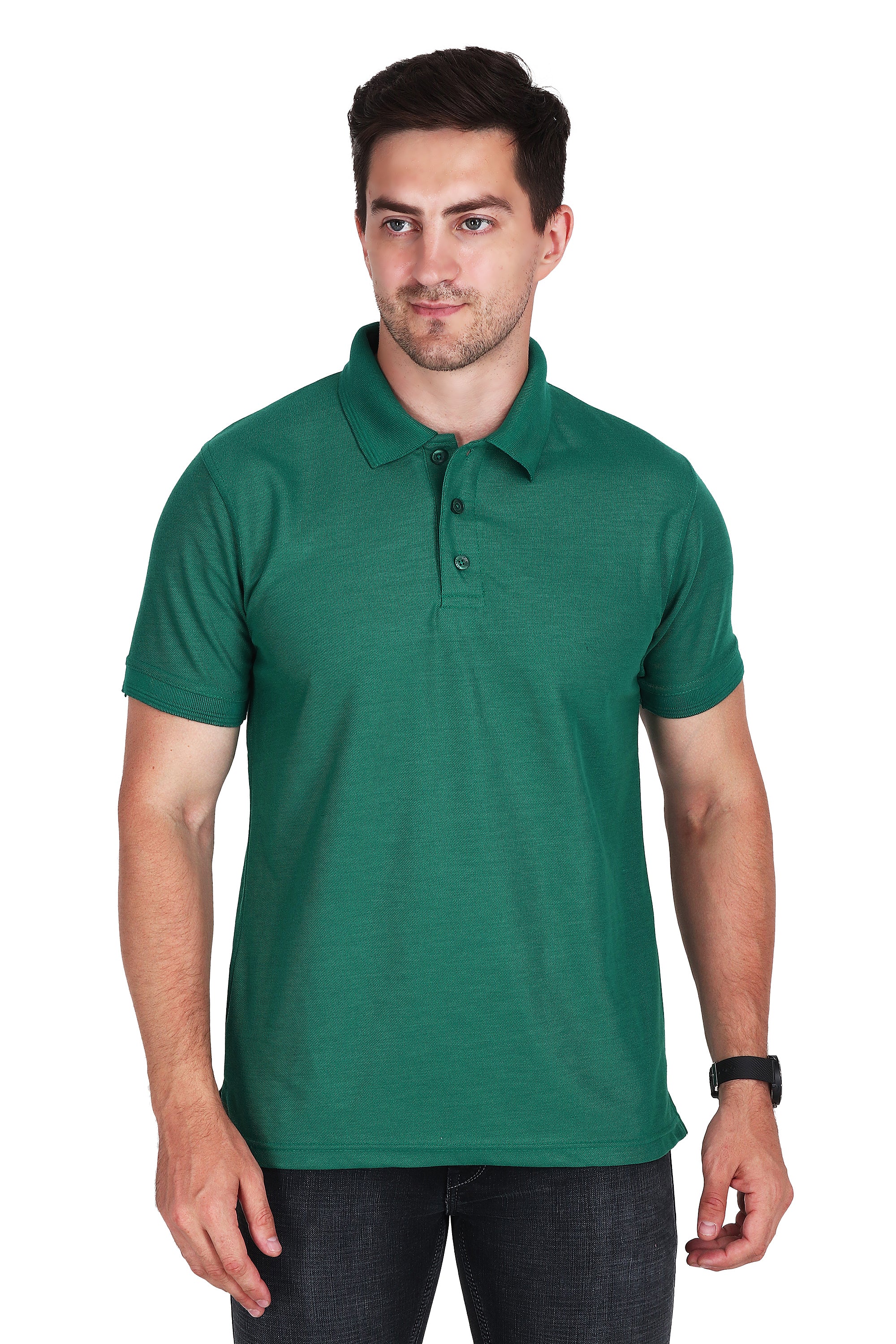 Polo T-Shirt - Forest Green