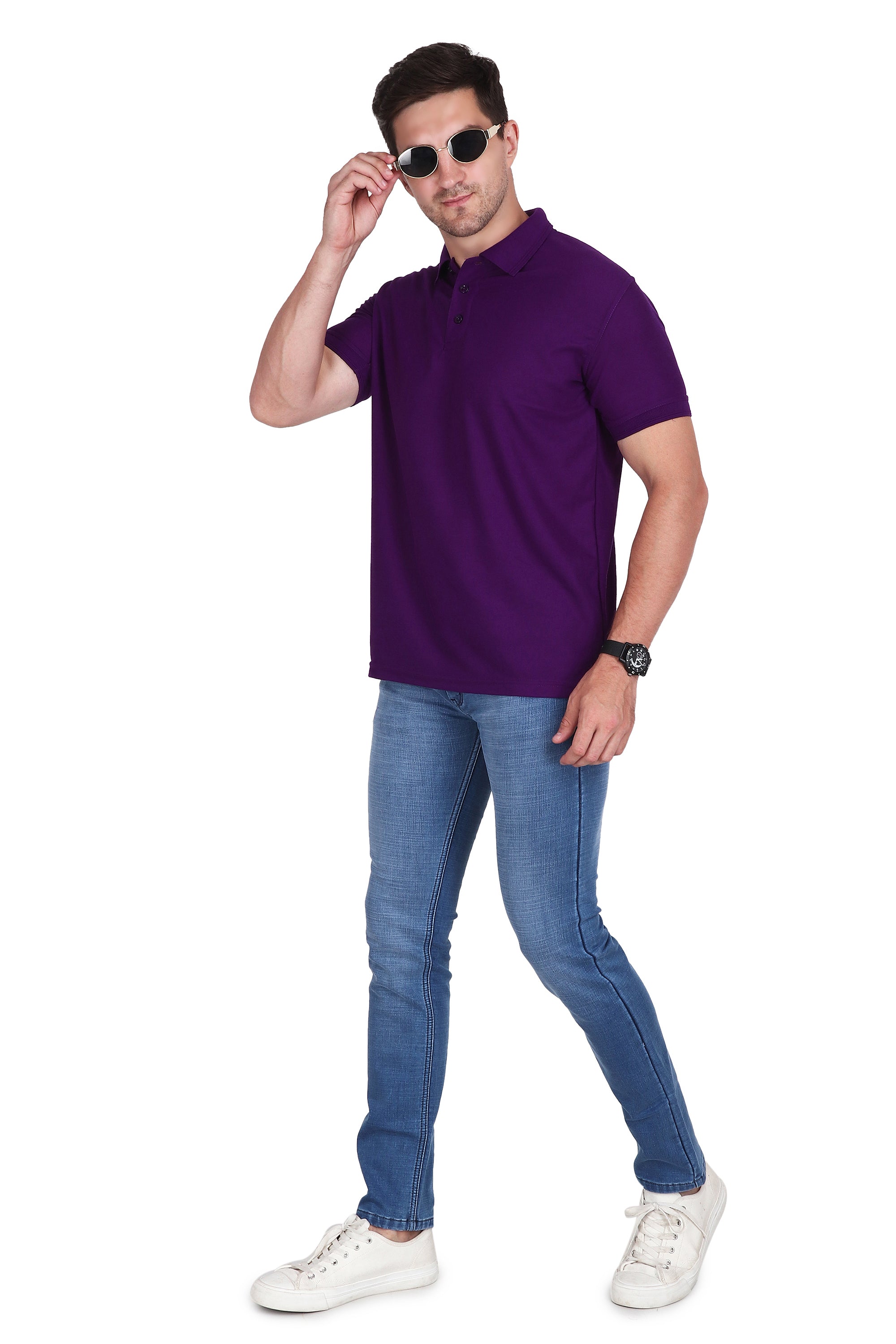 Polo T-Shirt - Purple