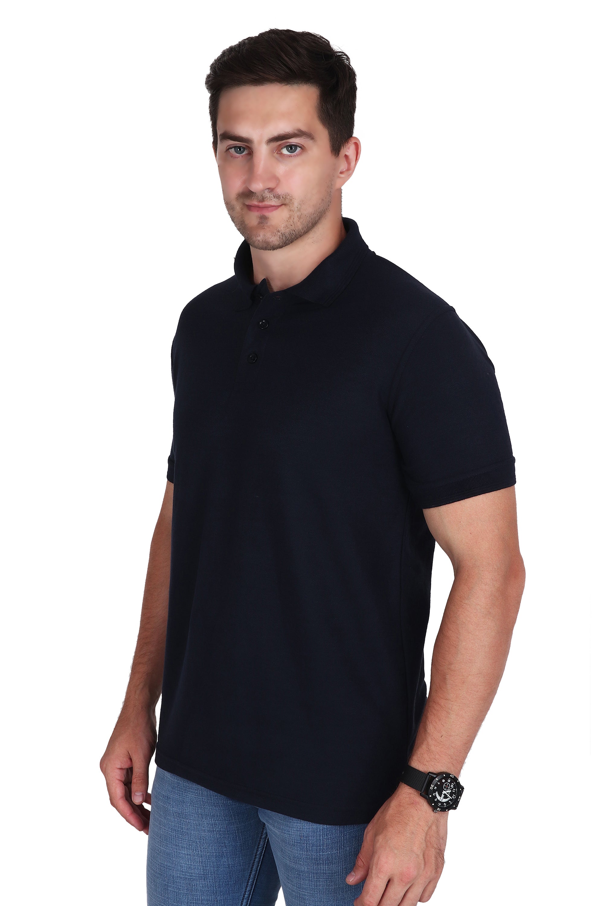 Polo T-Shirt - Navy Blue