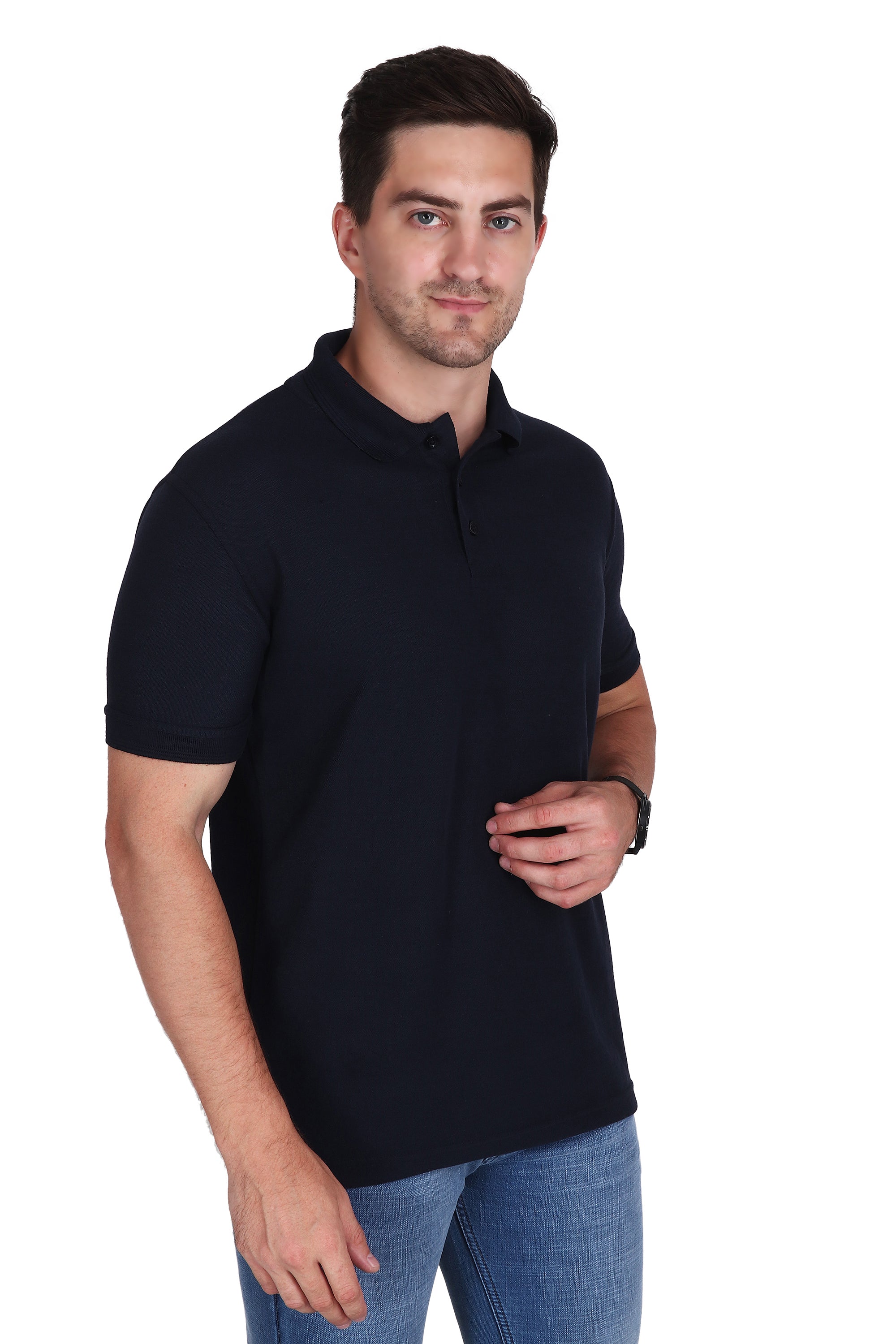 Polo T-Shirt - Navy Blue