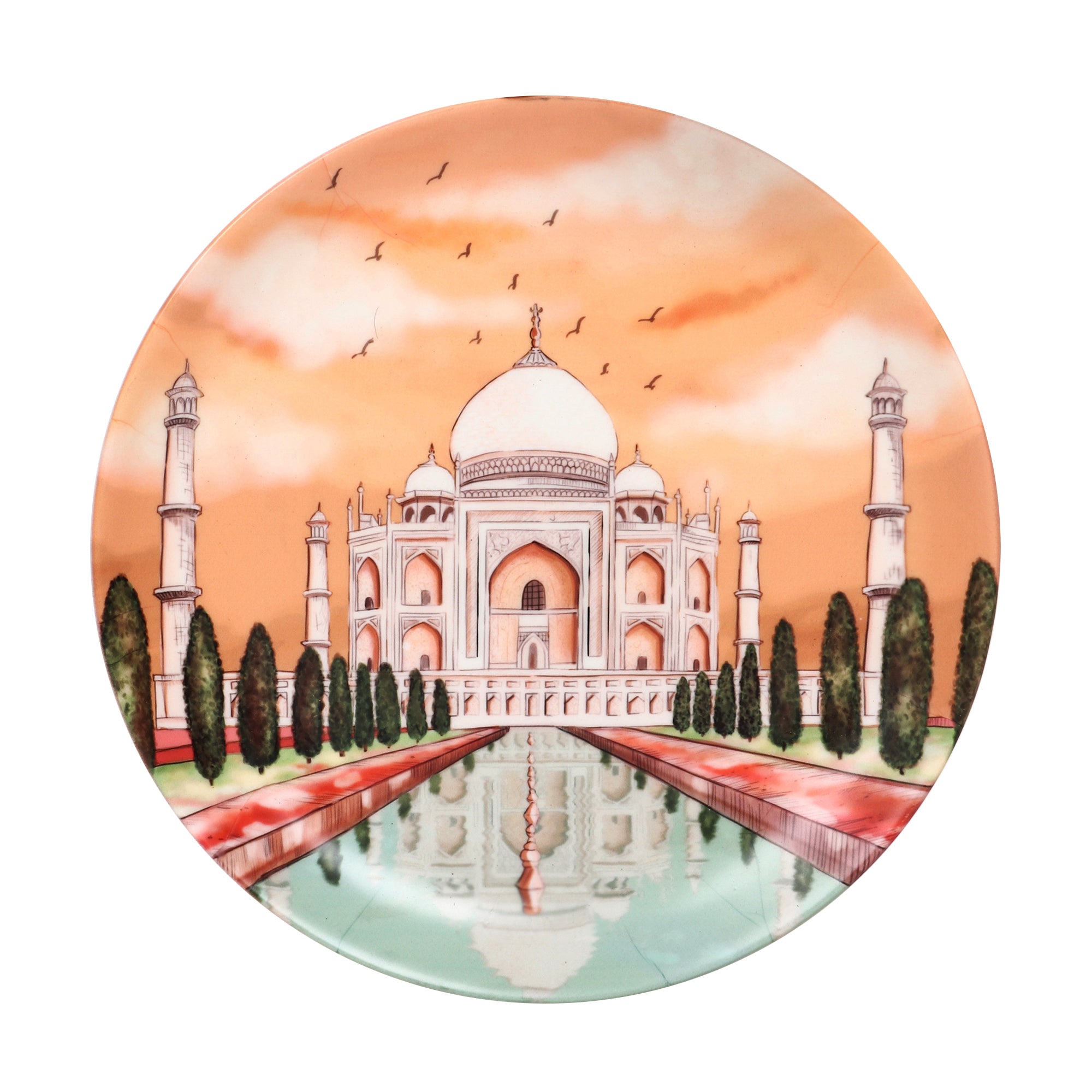 Decorative Wall Plate - WONDER OF THE WORLD : TAJ