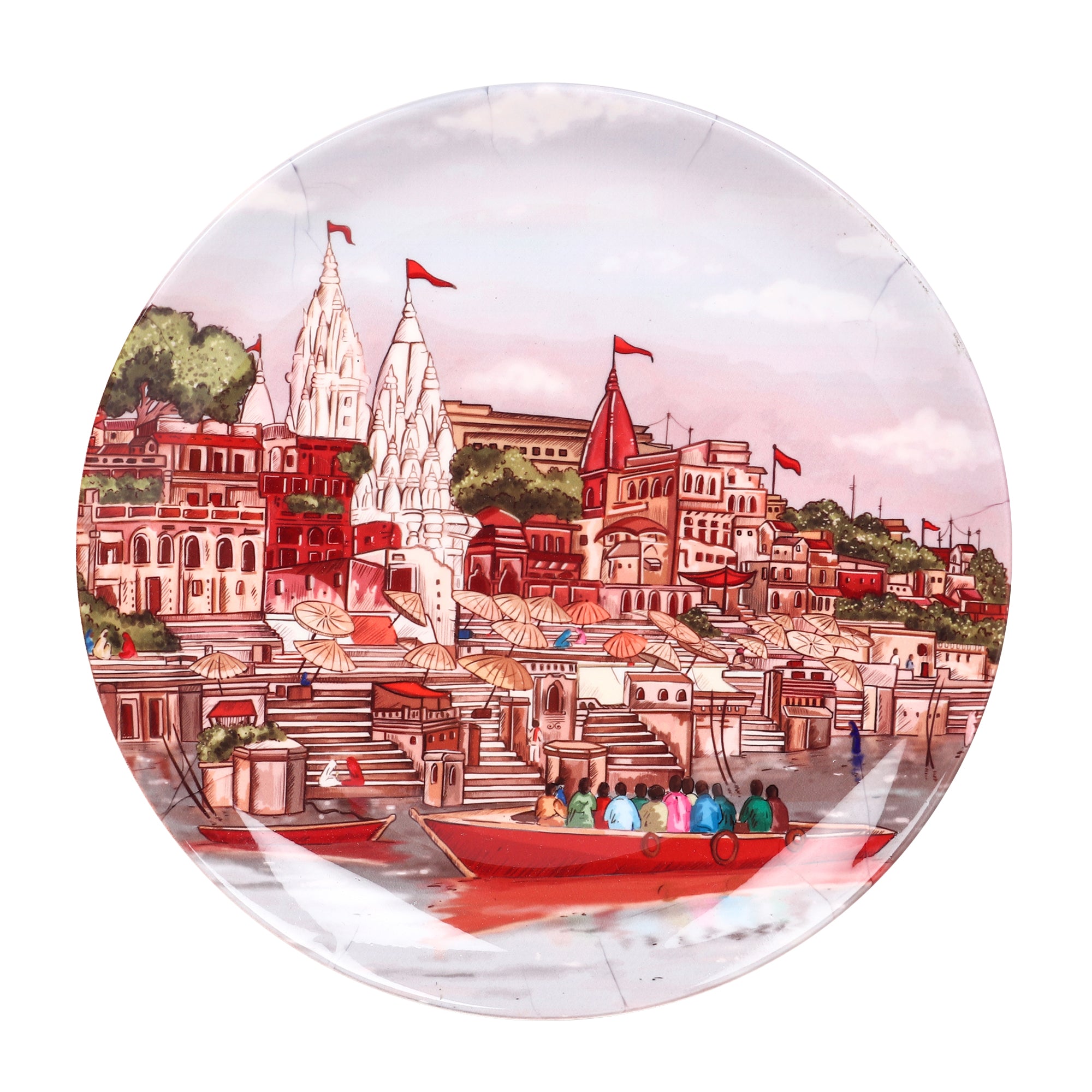 Decorative Wall Plate - BANARAS GHATS GANGES