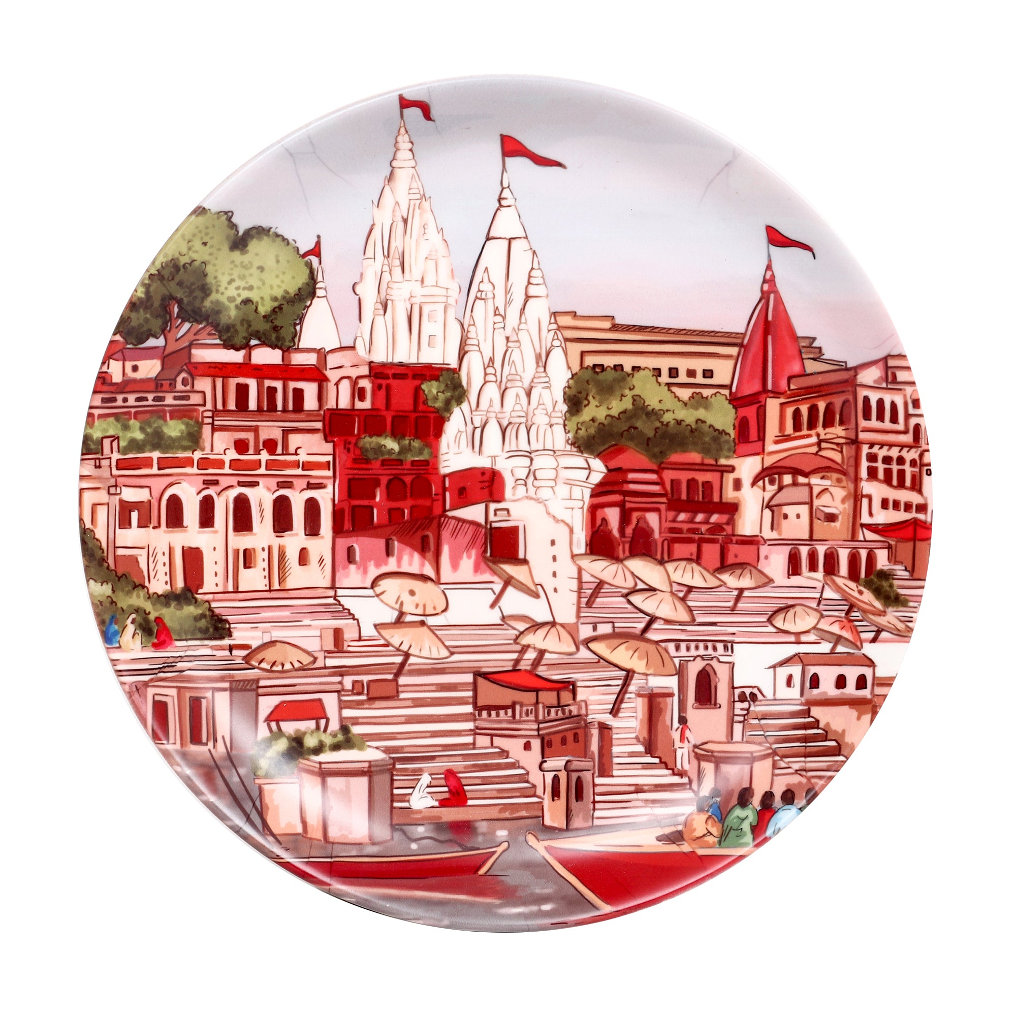 Decorative Wall Plate - BANARAS GHATS