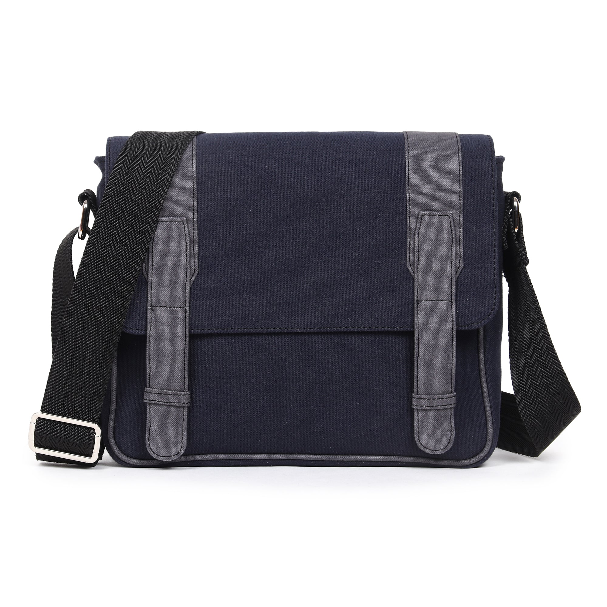 Cotton Canvas Messenger Bag