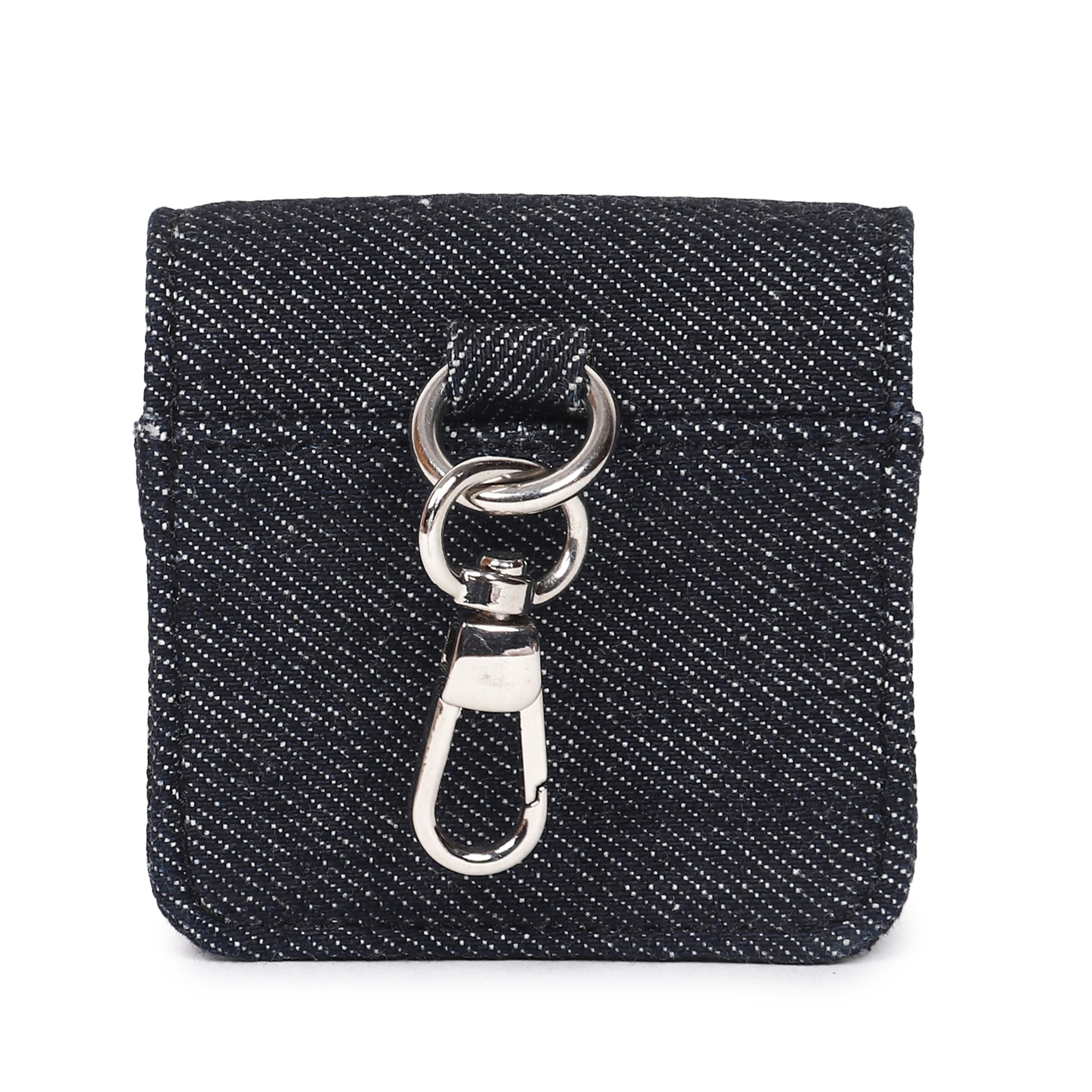 Denim Earpod Case with Embroidery