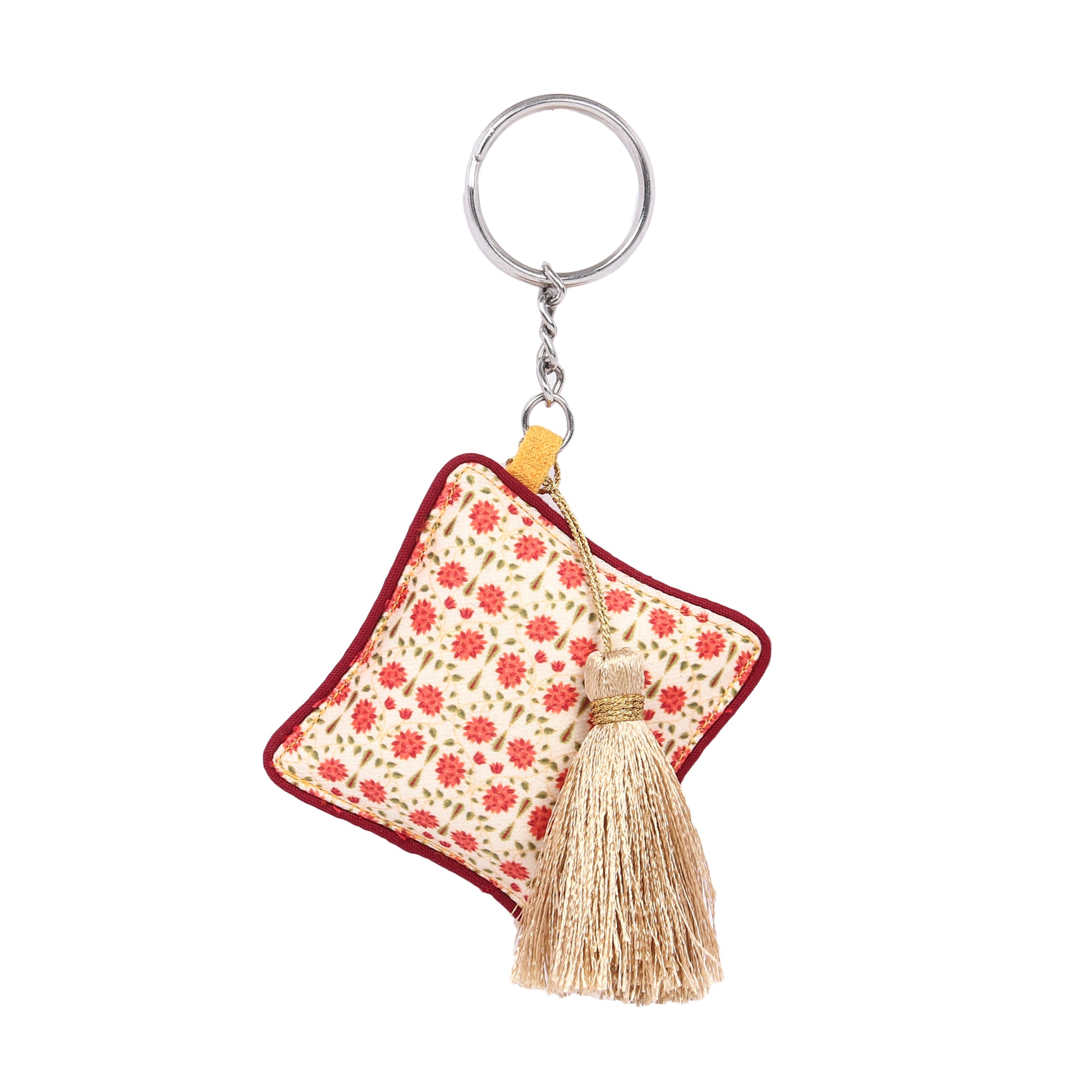 Cushion Keychain -  Babur White