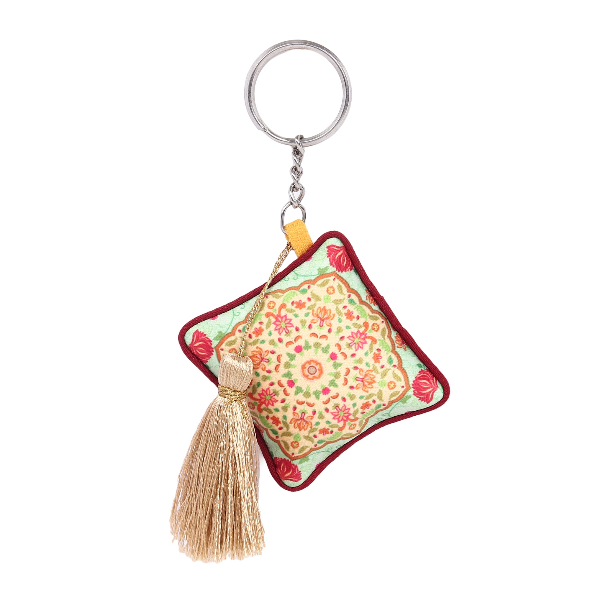 Cushion Keychain -  Ornate Mughal