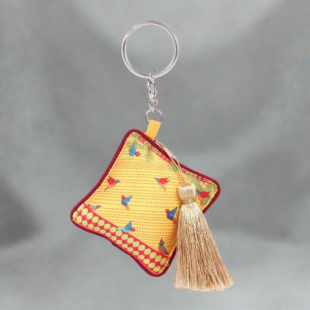 Cushion Keychain - Gond Art