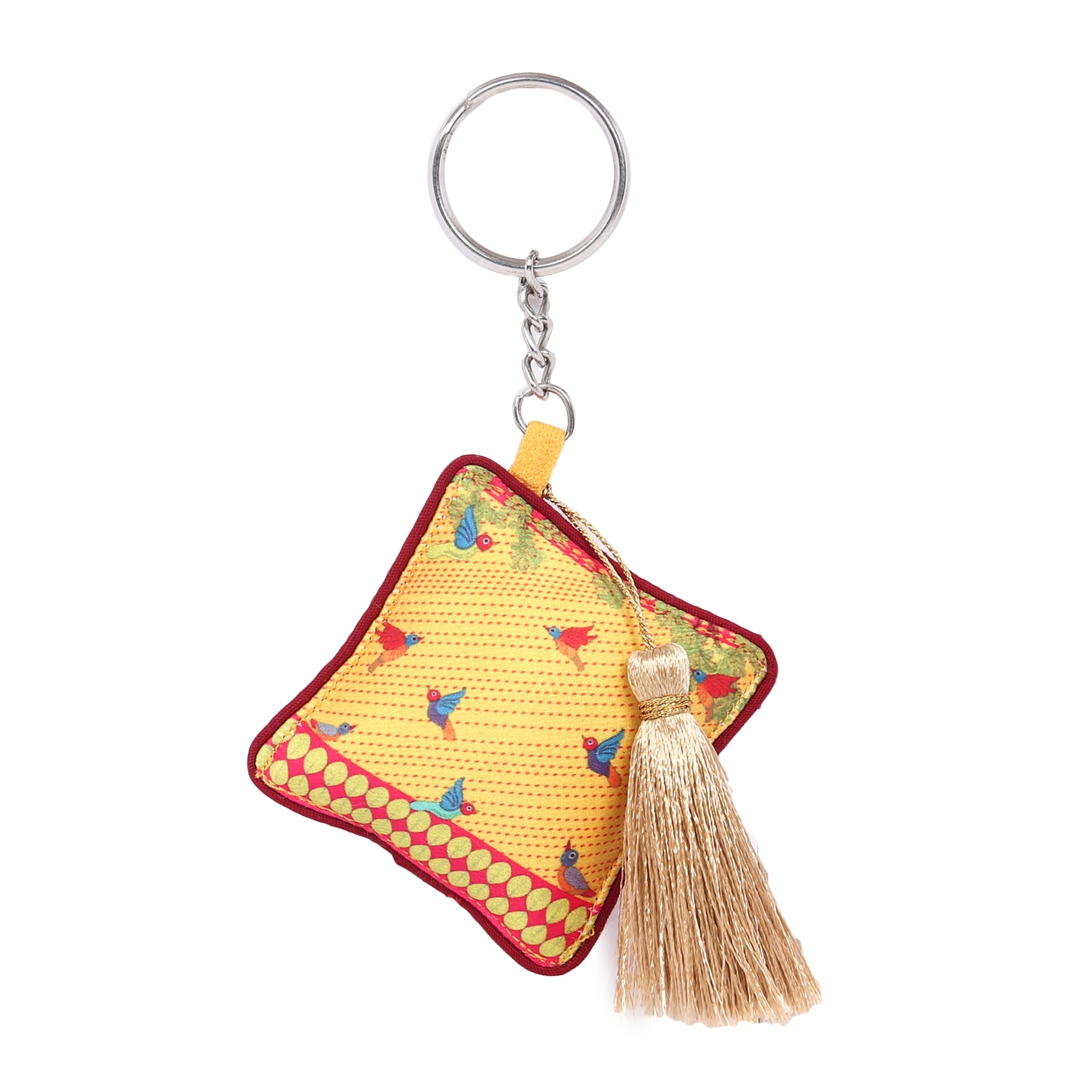 Cushion Keychain - Gond Art