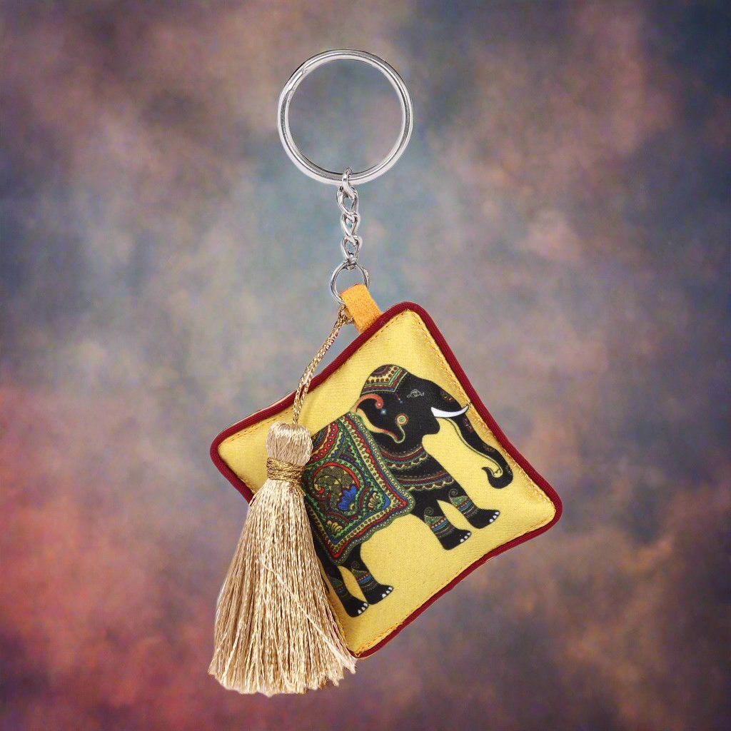 Cushion Keychain - Elephant Majesty