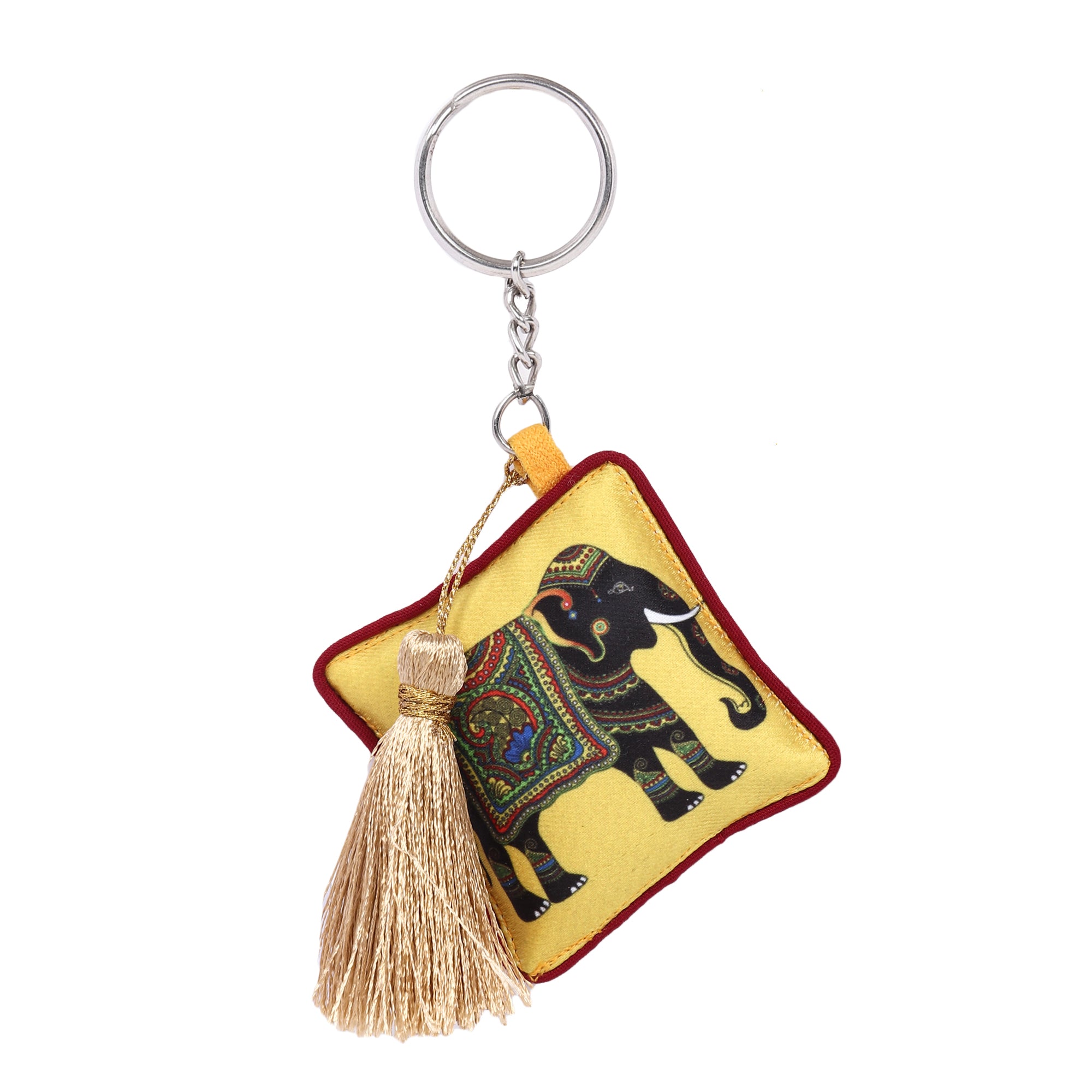 Cushion Keychain - Elephant Majesty