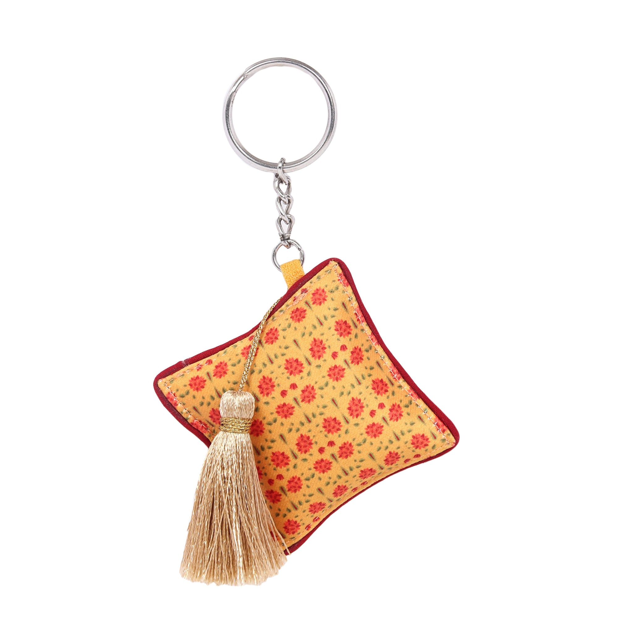 Cushion Keychain - Babur Yellow