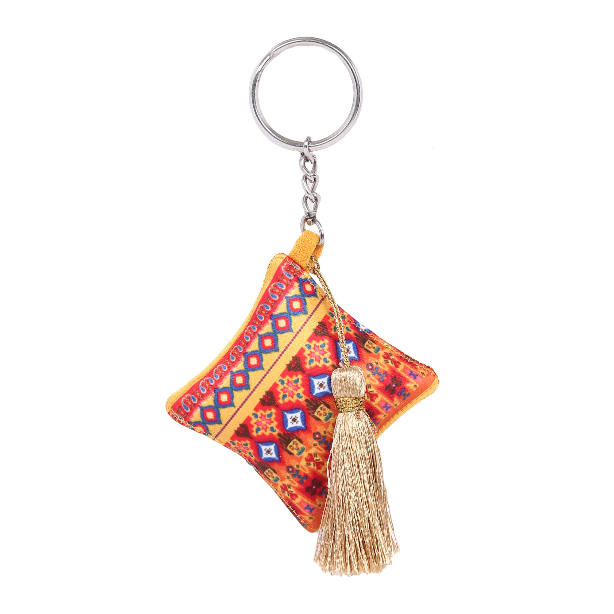 Cushion Keychain -  Ikat